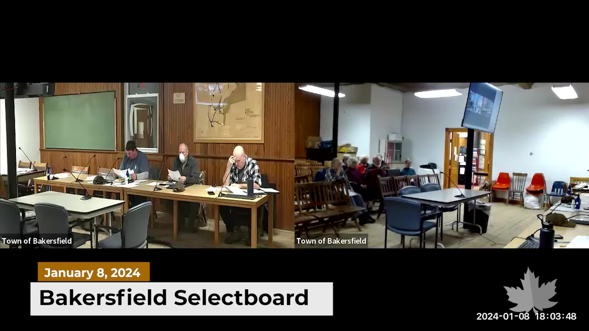 Thumbnail image for Bakersfield Selectboard | 1/8/24