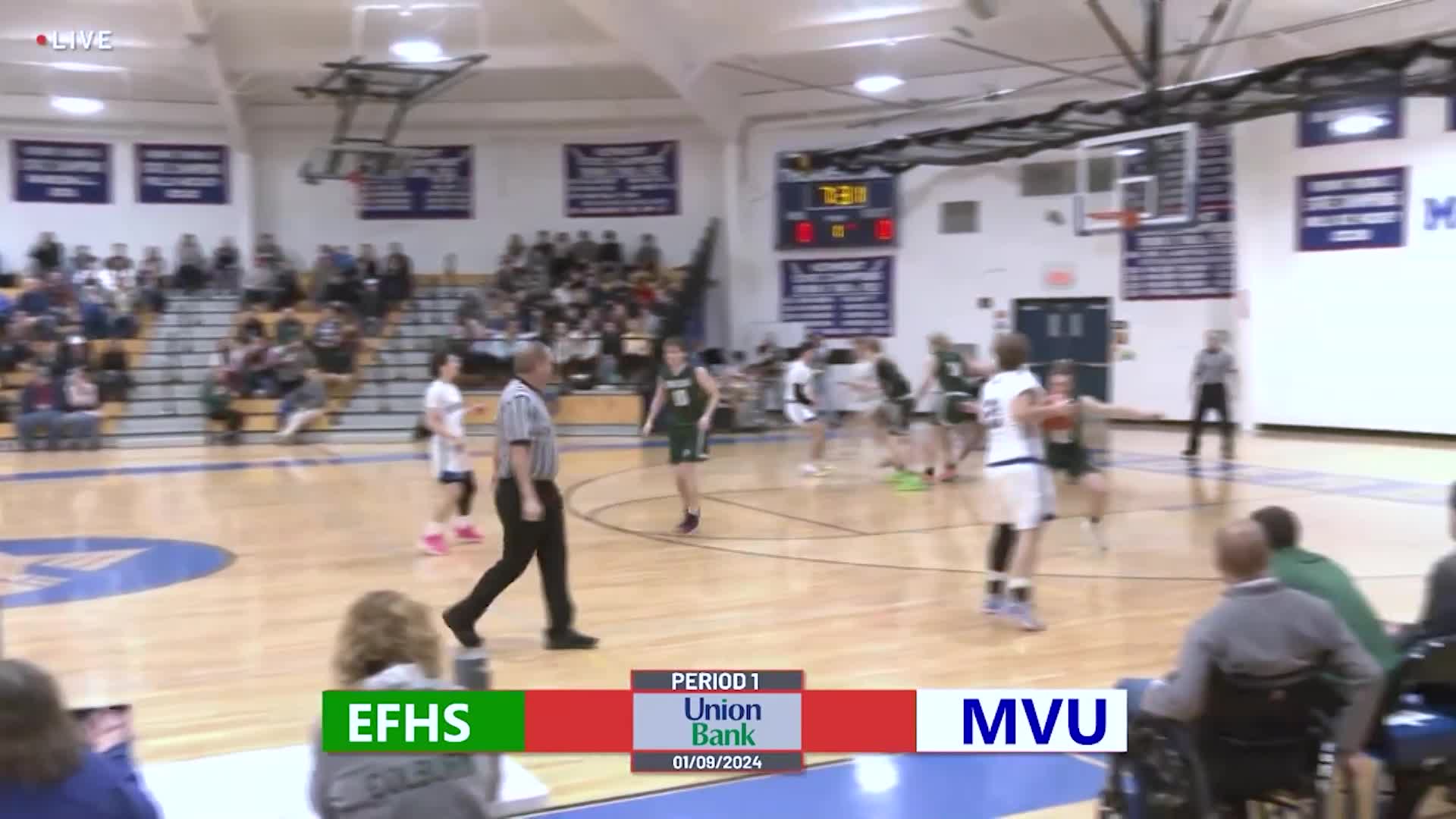 Thumbnail image for MVU Thunderbird Basketball vs Enosburg | 1/9/2024