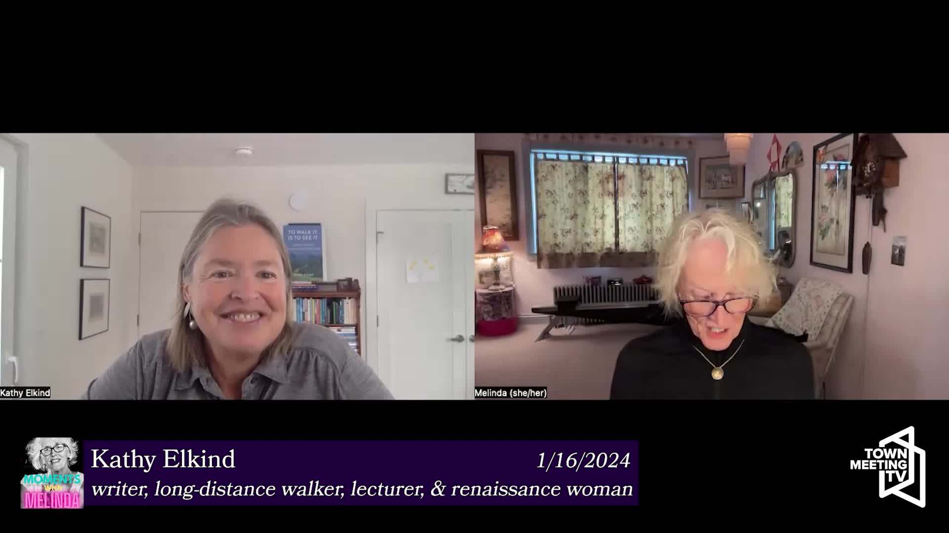 Thumbnail image for Moments with Melinda [Interview with Kathy Elkind] 2/1