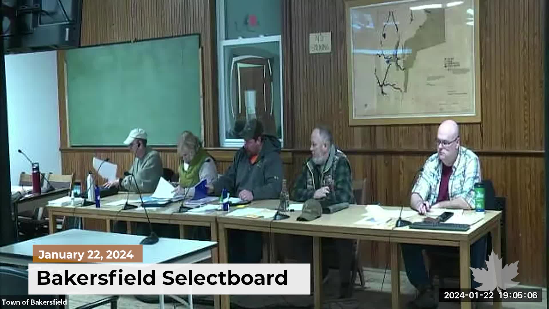 Thumbnail image for Bakersfield Selectboard | 1/22/24