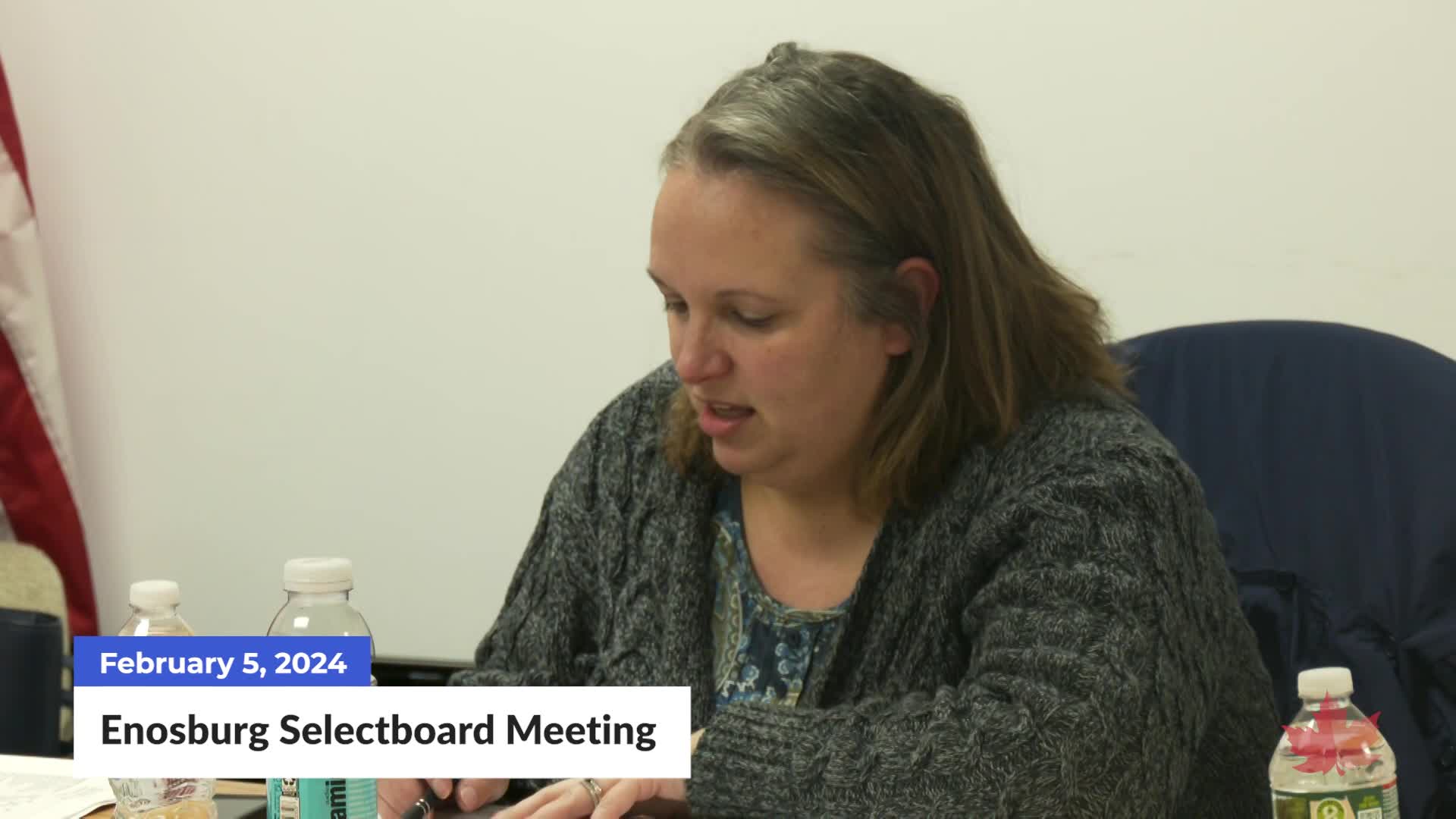 Thumbnail image for Enosburg Selectboard Meeting | 2/5
