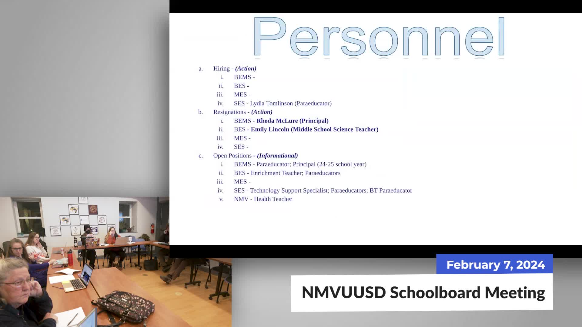 Thumbnail image for NMVUUSD Schoolboard Meeting | 2/7