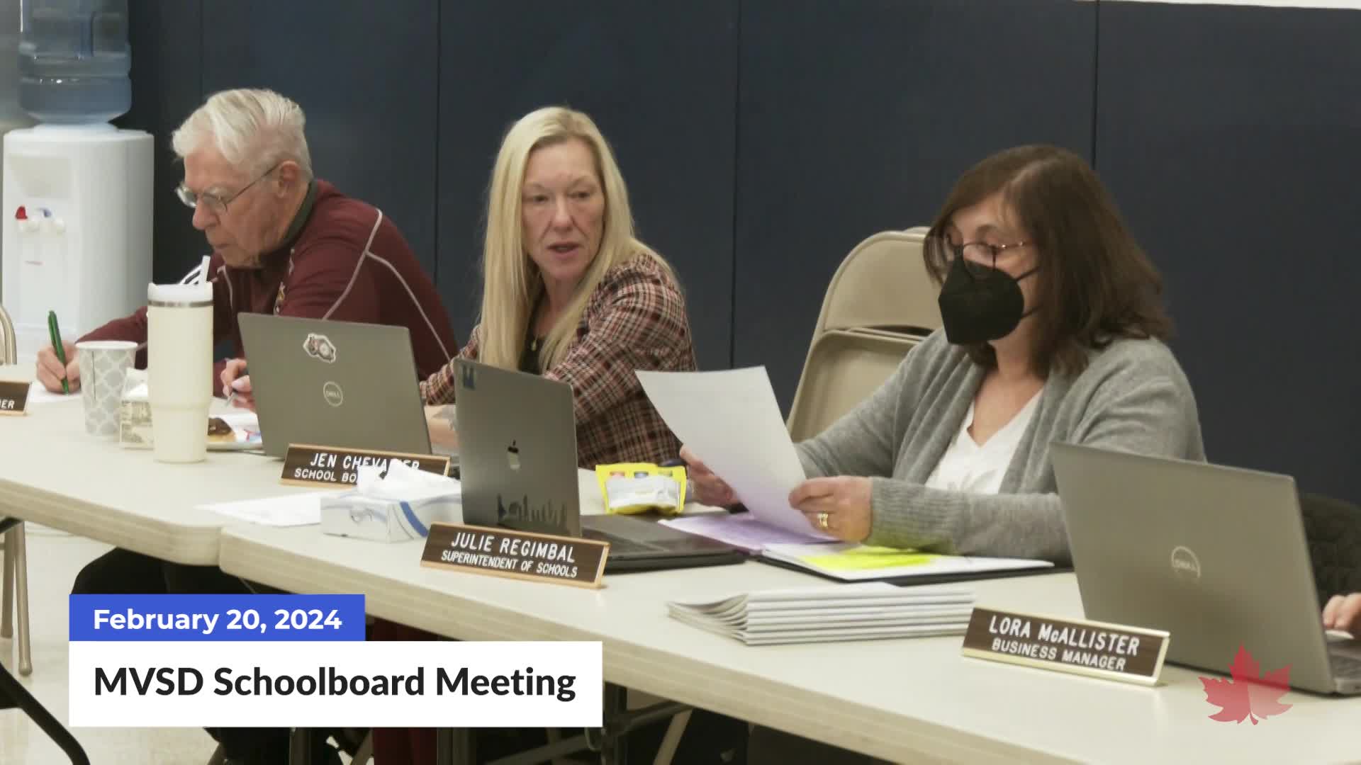 Thumbnail image for MVSD Schoolboard | 2/20
