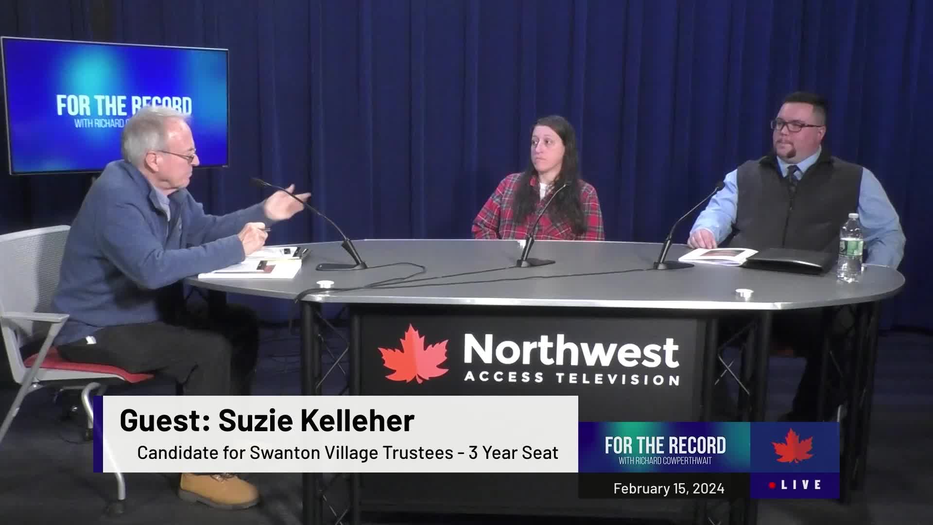 Thumbnail image for For the Record | Swanton Village Candidates | 02/15/2024
