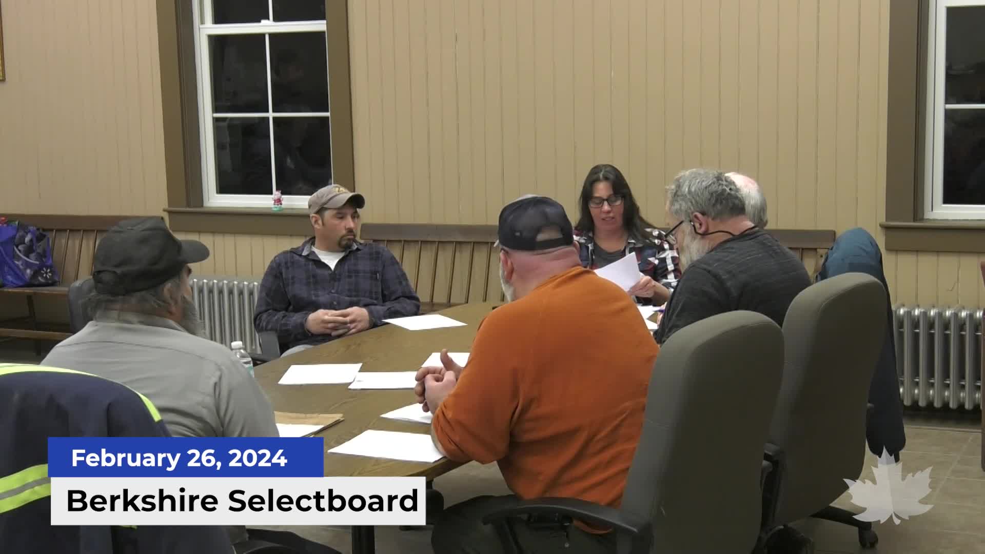 Thumbnail image for Berkshire Selectboard | 02/26/2024