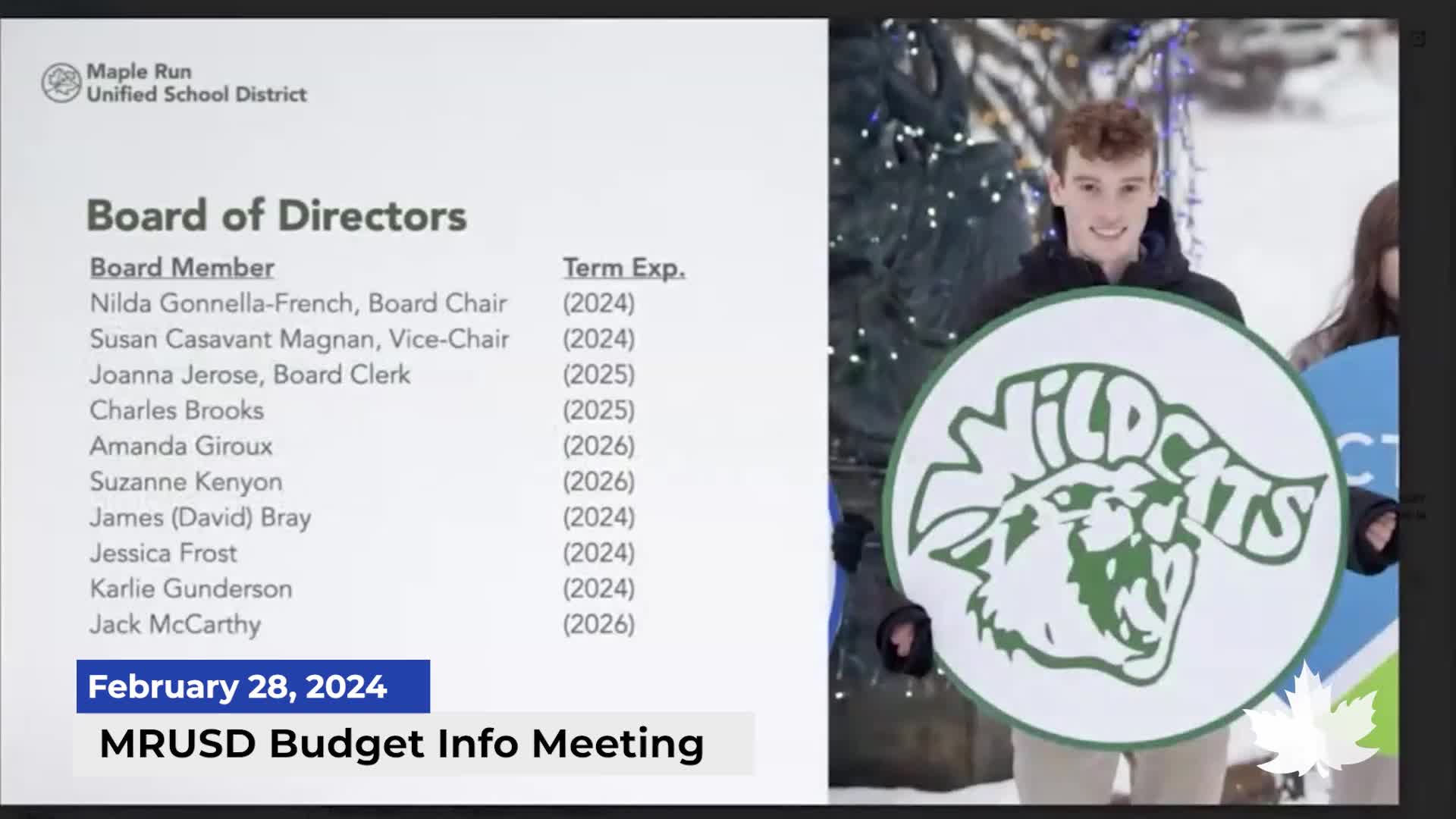Thumbnail image for MRUSD Budget Info Meeting | 02/28/2024