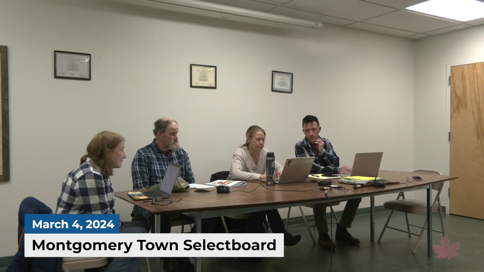 Thumbnail image for Montgomery Selectboard 20240304