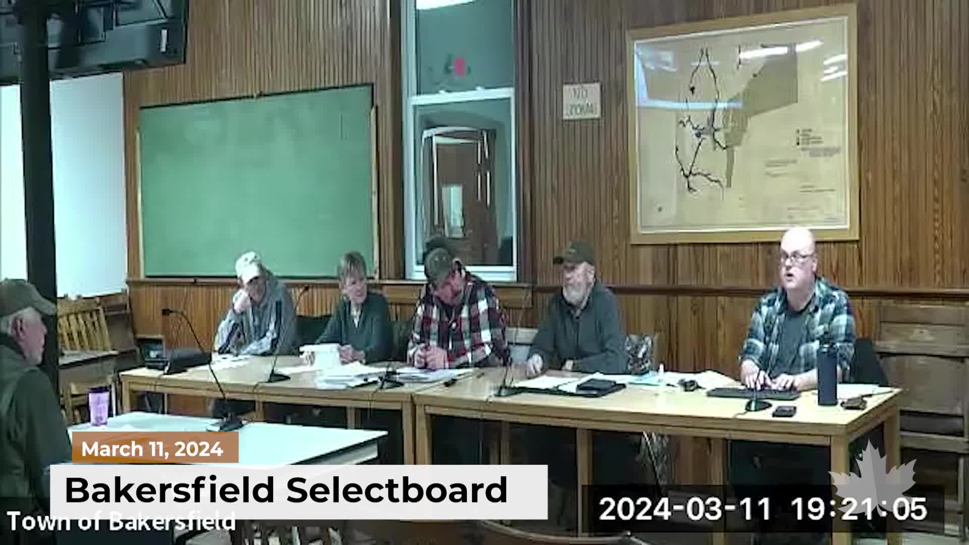 Thumbnail image for Bakersfield Selectboard | 3/11
