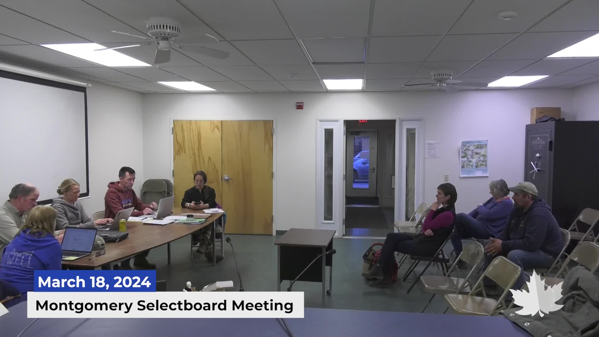 Thumbnail image for Montgomery Selectboard | 03/18/2024