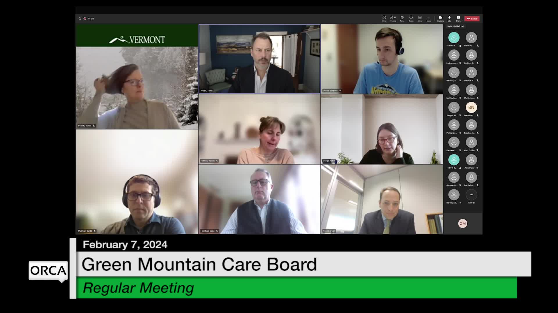 Thumbnail image for Green Mountain Care Board | 02/04/2024