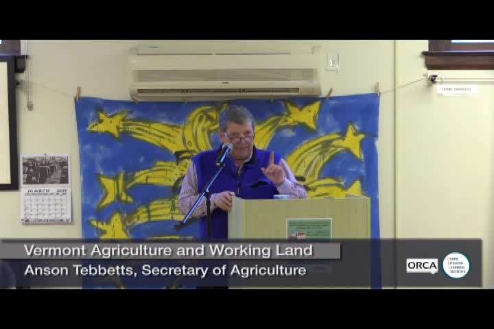 Thumbnail image for Osher Lifelong Learning Institute [Vermont Agriculture and Working Lands] 3/29