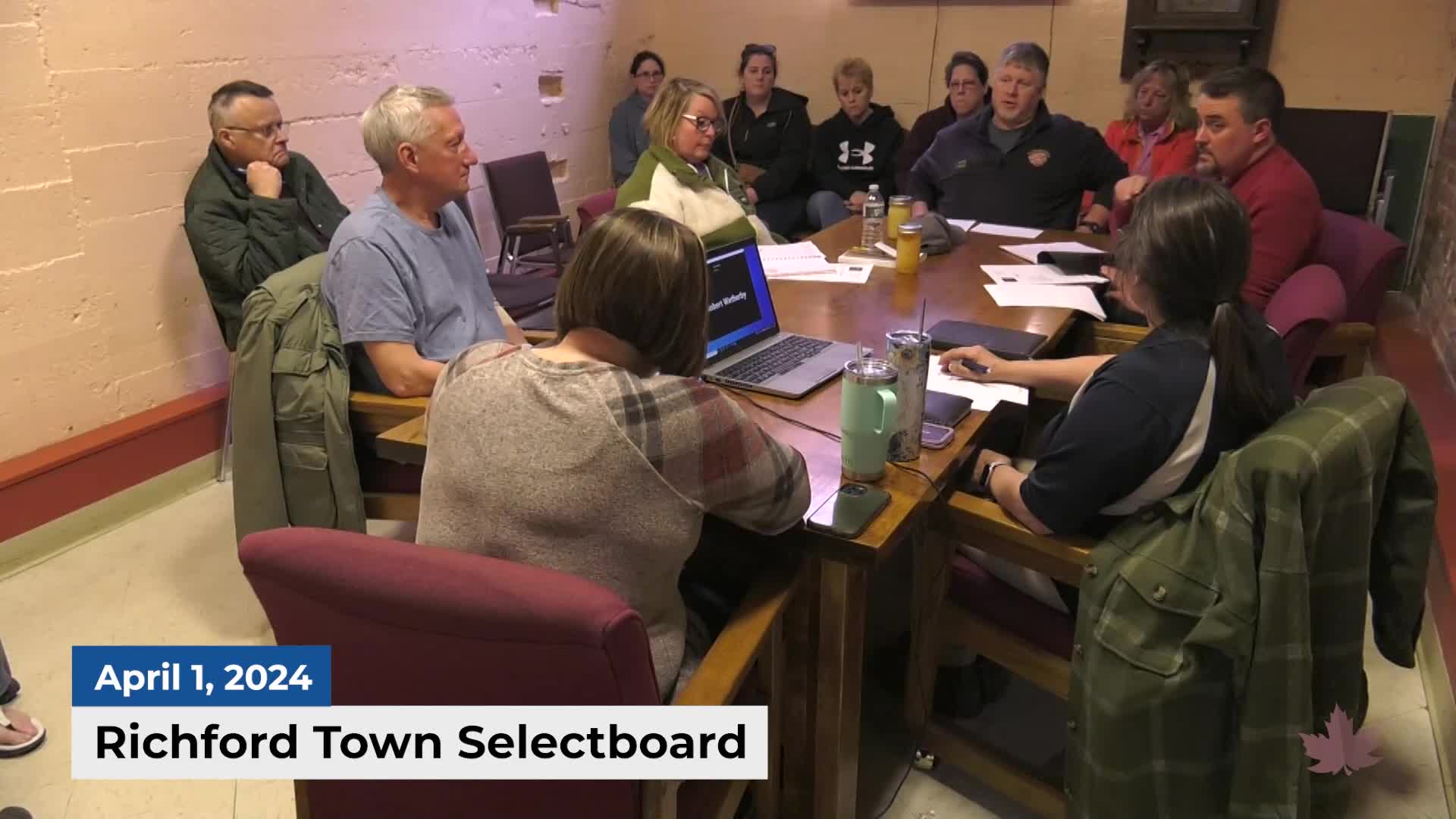 Thumbnail image for Richford Town Selectboard 4/1