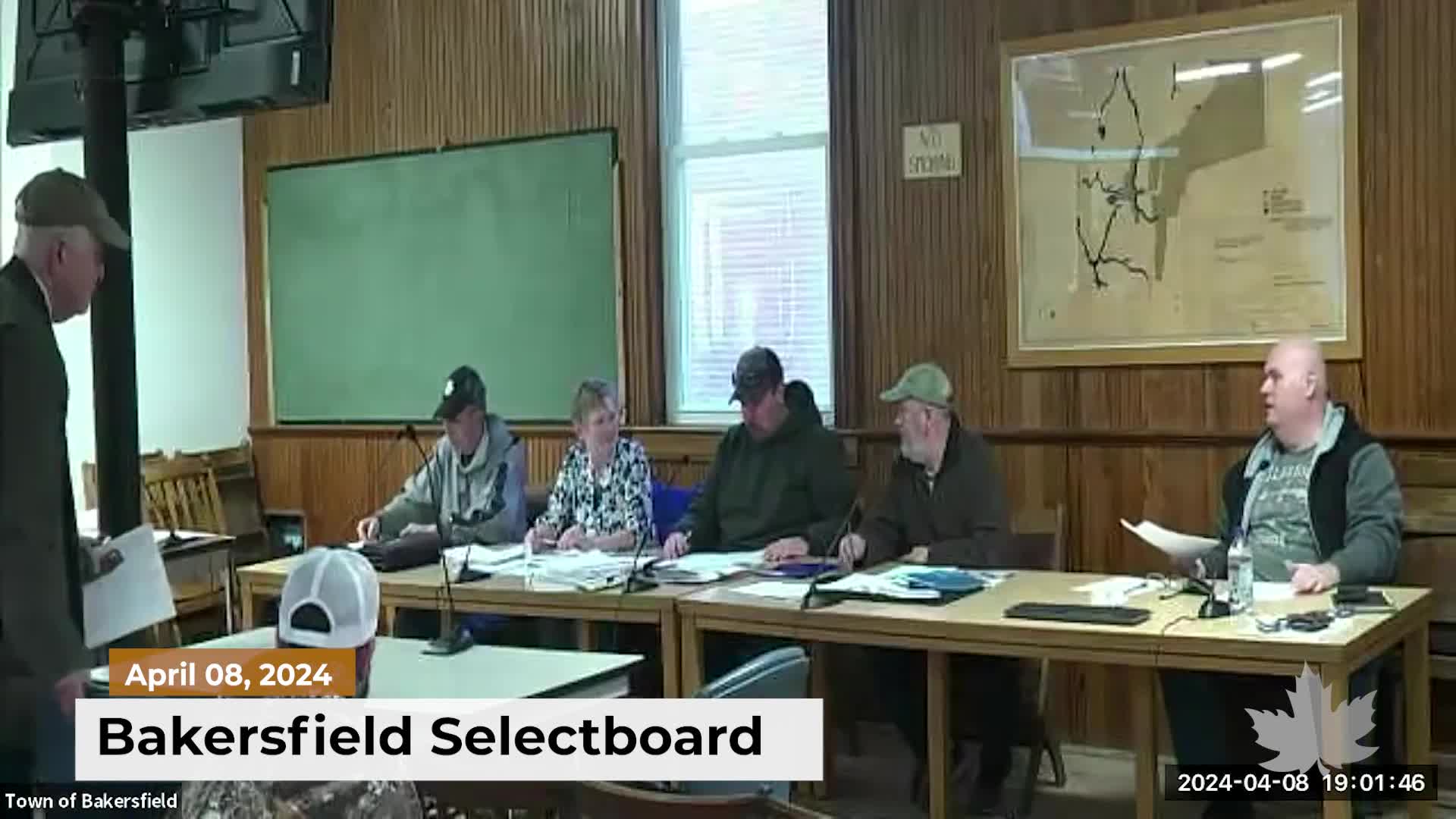 Thumbnail image for Bakersfield Selectboard | 4/8/24