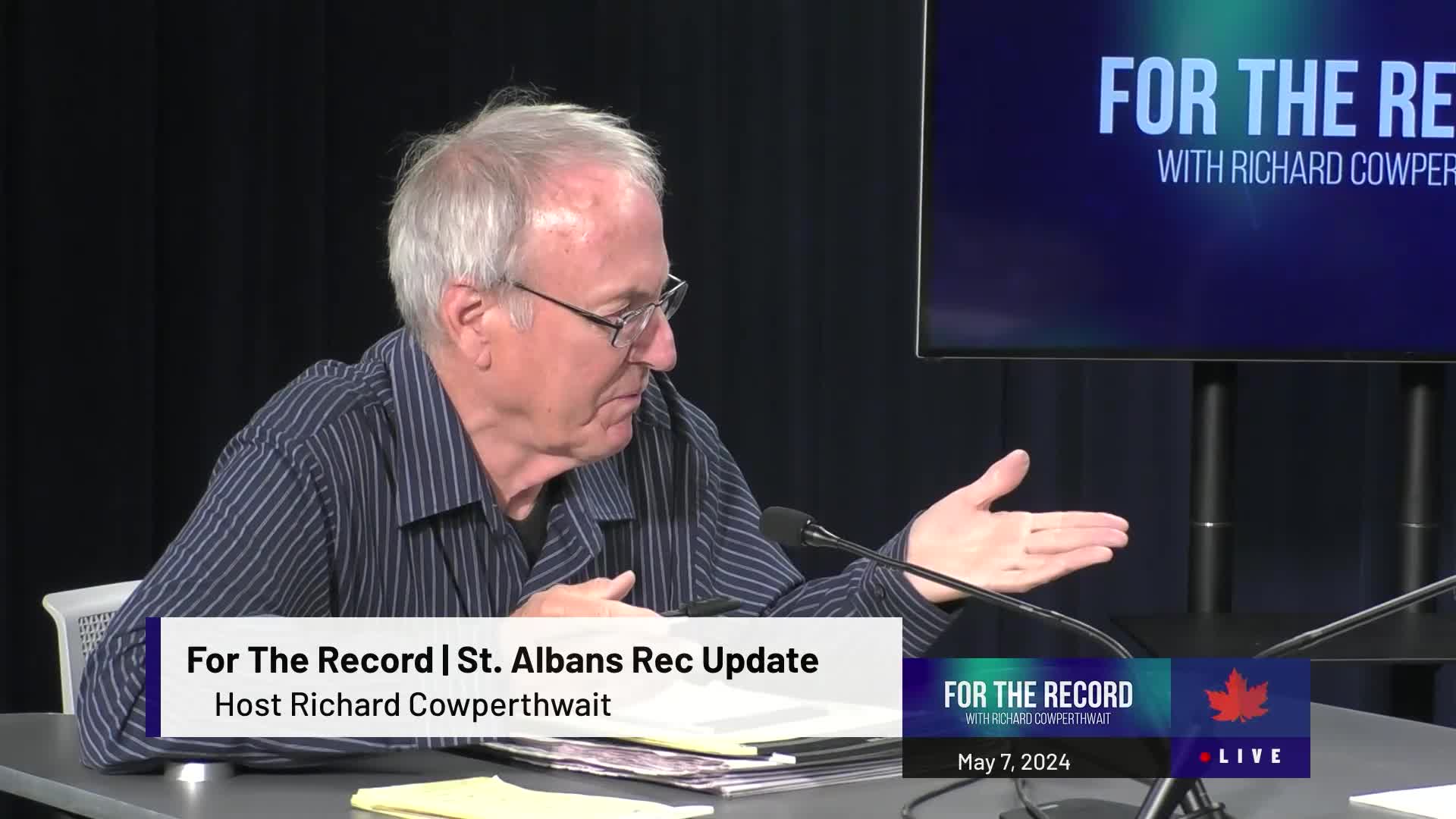 Thumbnail image for For The Record | St. Albans Recreation | 5/7/2024