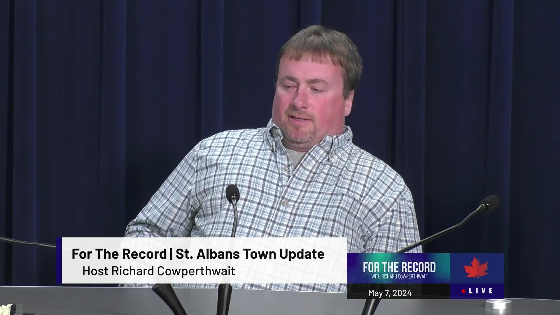 Thumbnail image for For The Record | St. Albans Town | 05/07/2024