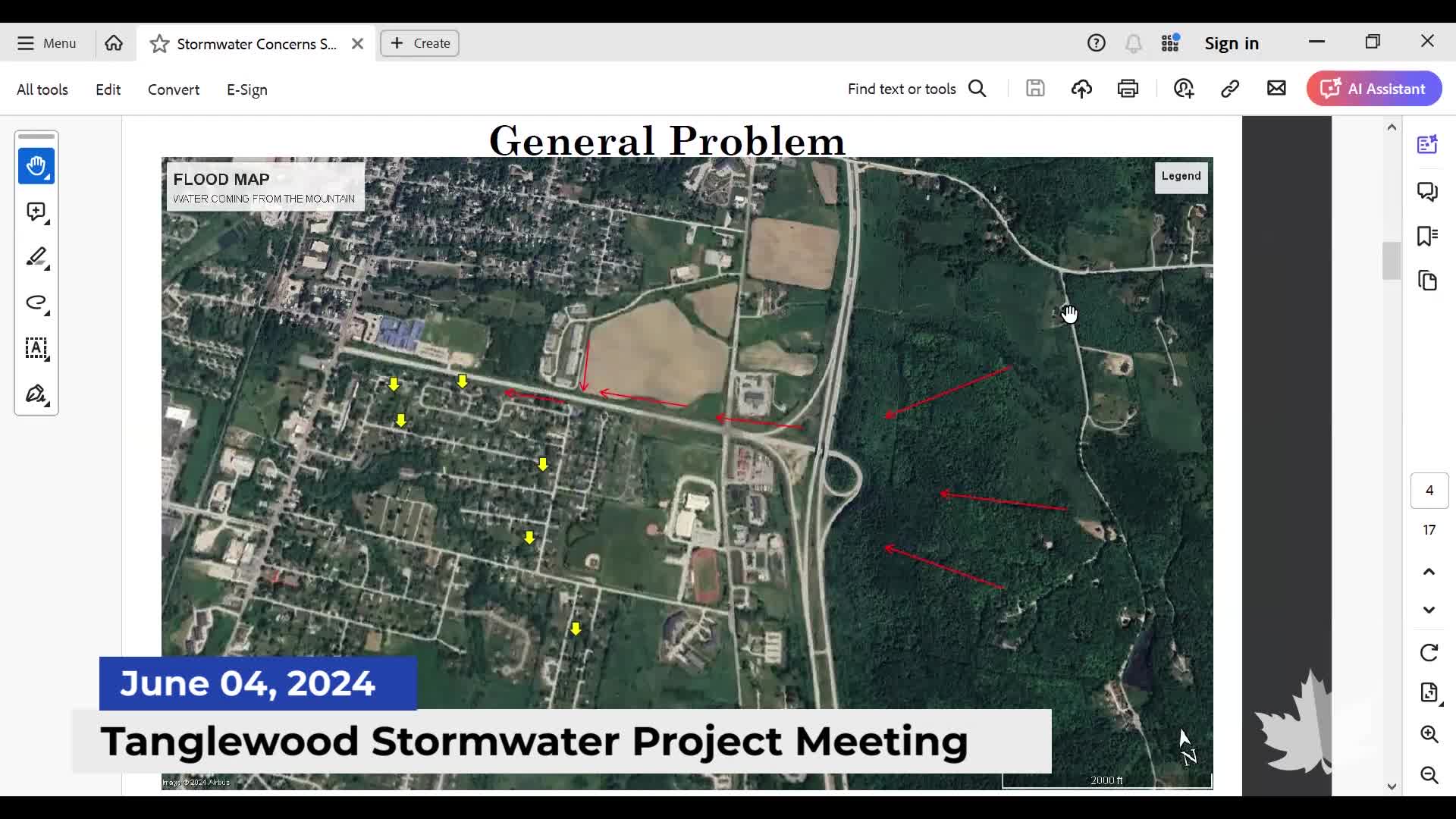Thumbnail image for Tanglewood Stormwater Project Meeting 6/4