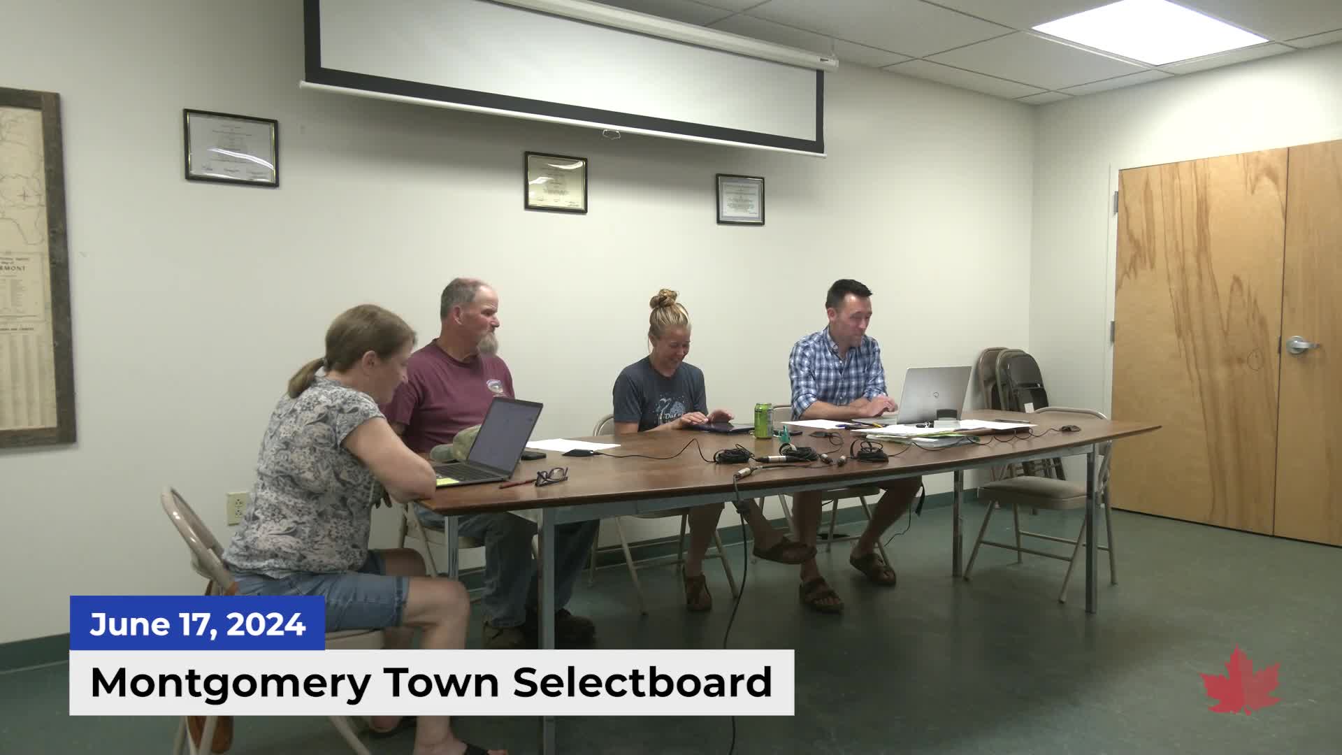 Thumbnail image for Montgomery Selectboard | 06/17/2024