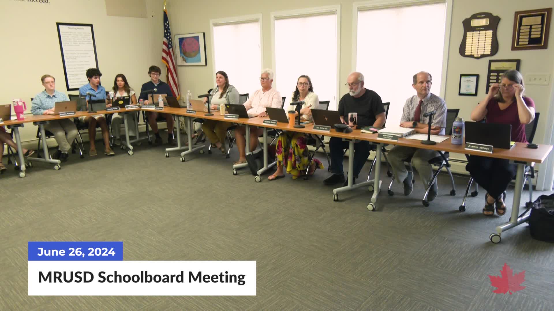 Thumbnail image for MRUSD Schoolboard Meeting | 06/26/2024