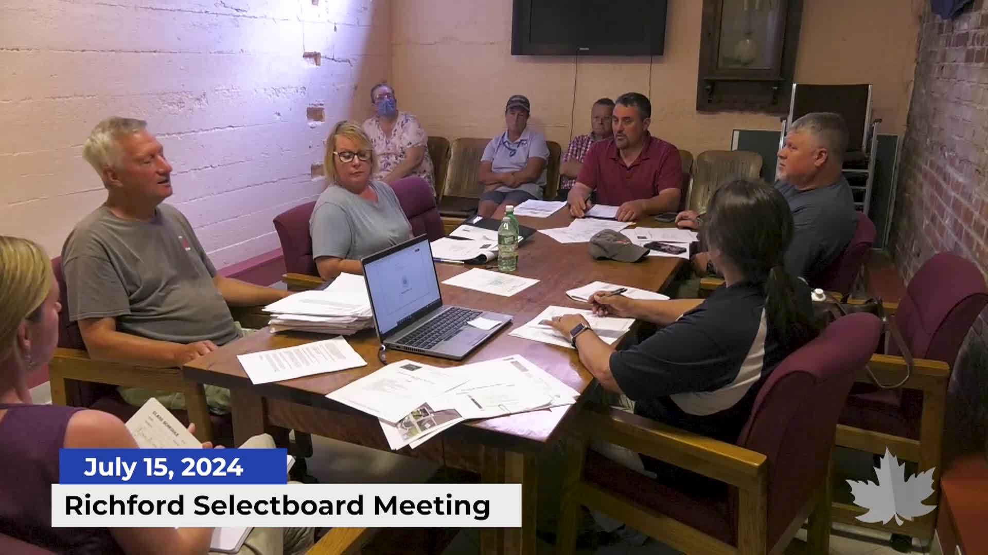 Thumbnail image for Richford Selectboard | 07/15/2024