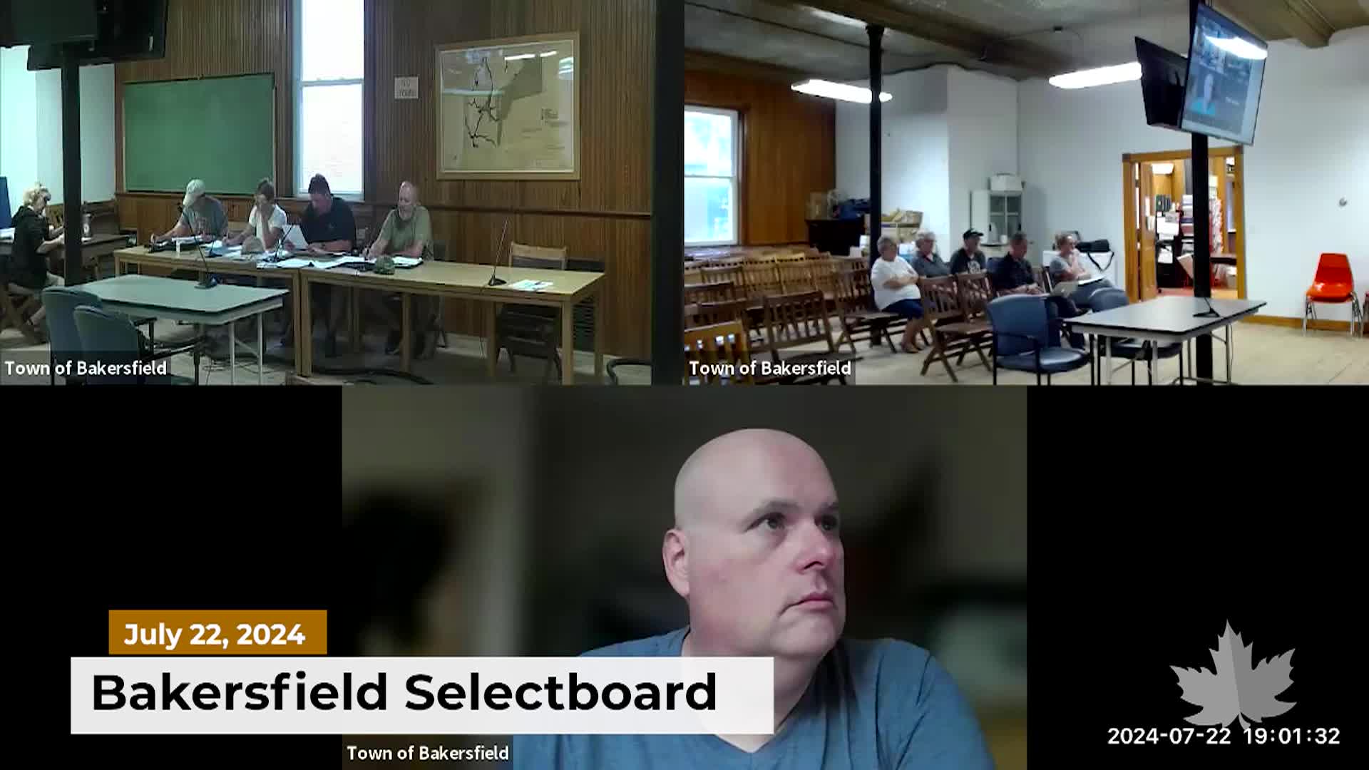 Thumbnail image for Bakersfield Selectboard | 07/22/2024