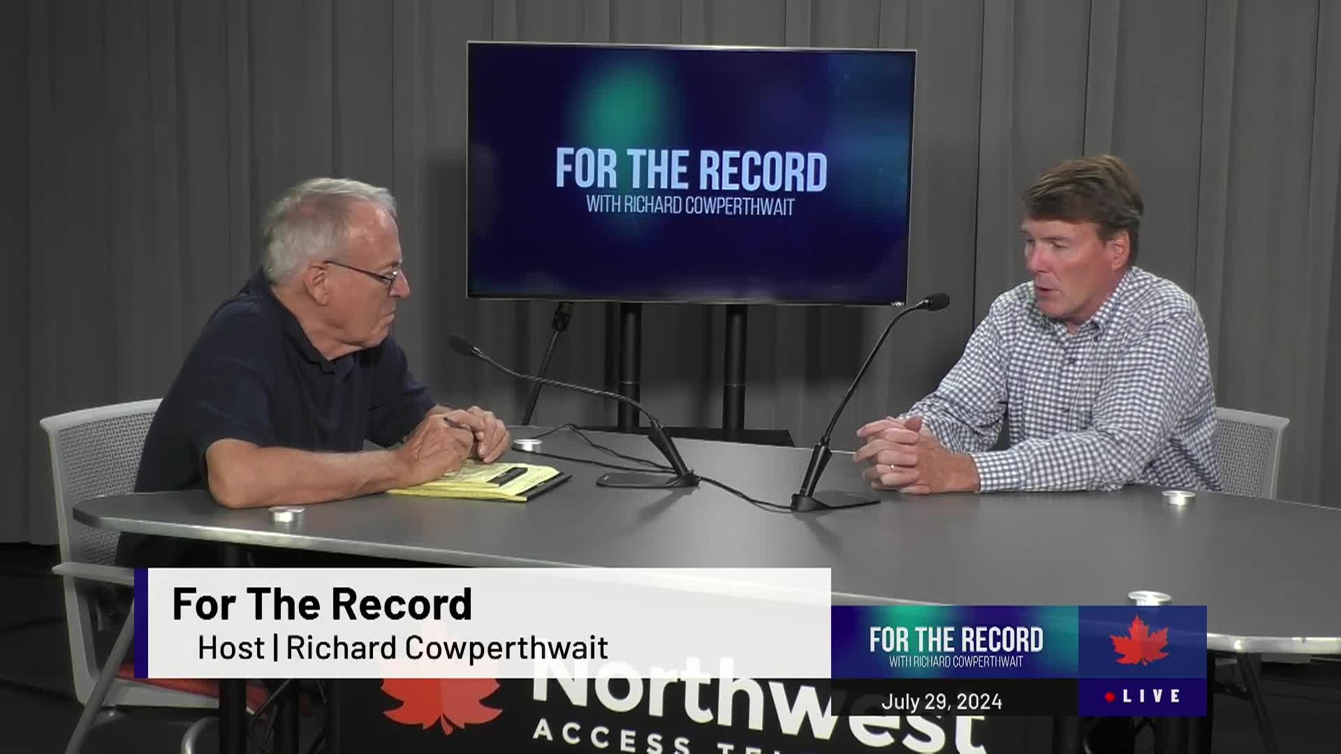 Thumbnail image for For The Record with Tim Smith | 07/29/2024