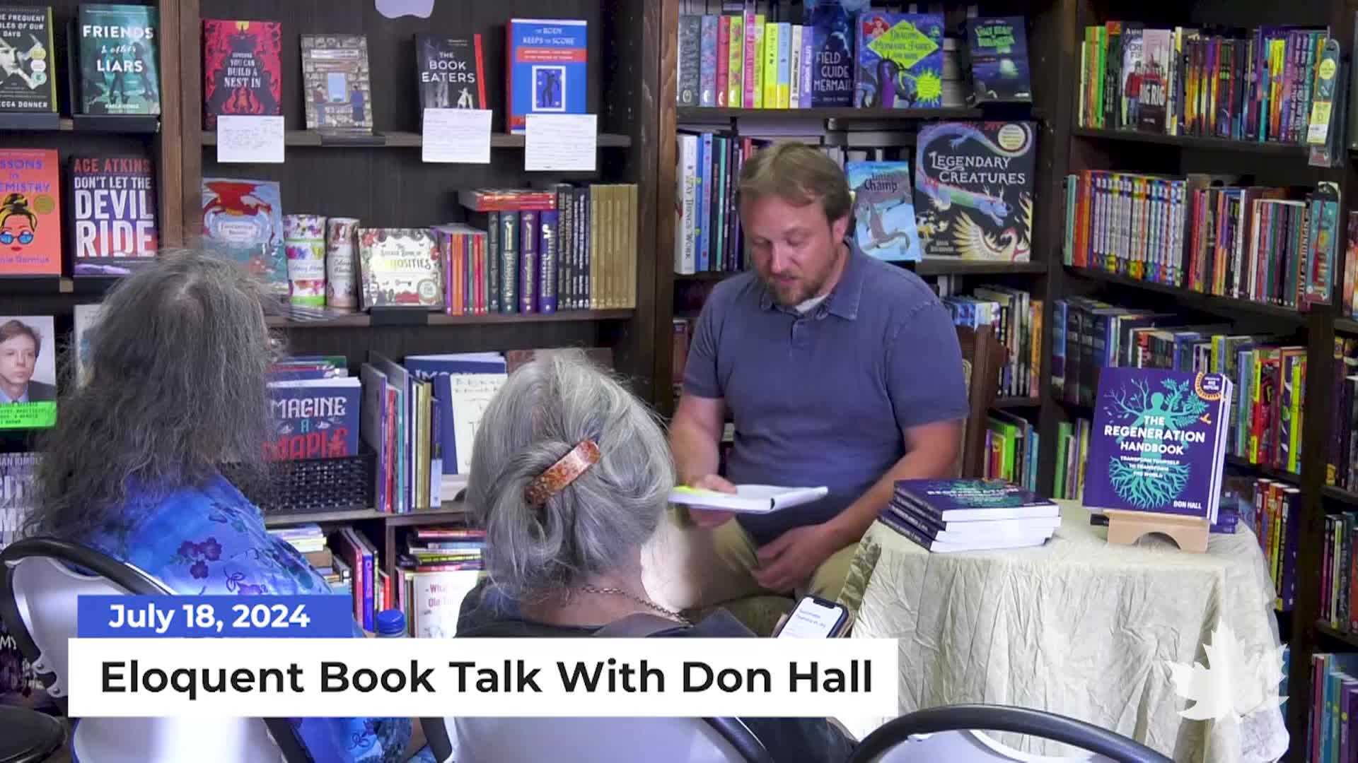 Thumbnail image for Eloquent Page Book Talk  | Don Hall | 07/18/2024