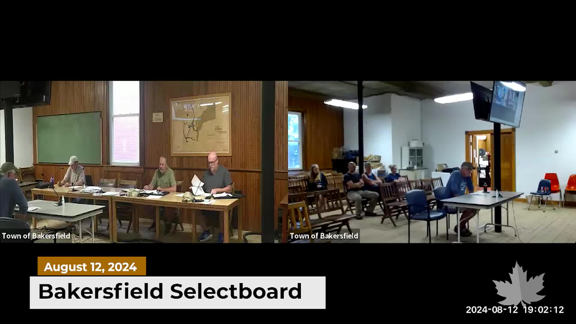 Thumbnail image for Bakersfield Selectboard | 08/12/2024