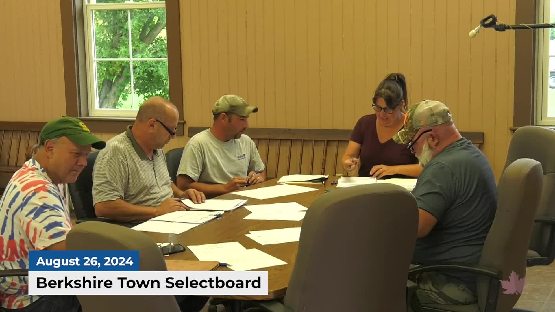 Thumbnail image for Berkshire Selectboard | 08/26/2024