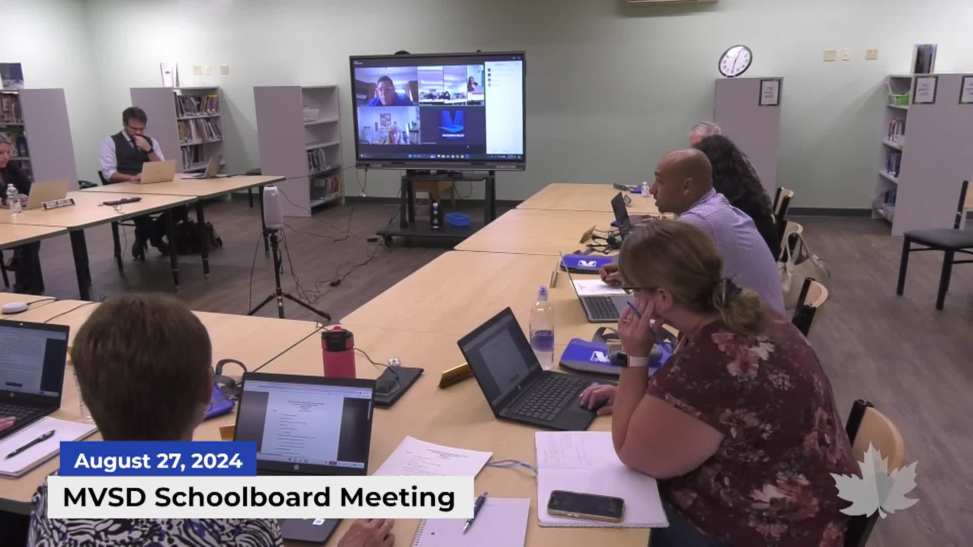Thumbnail image for MVSD Schoolboard Meeting | 08/27/2024