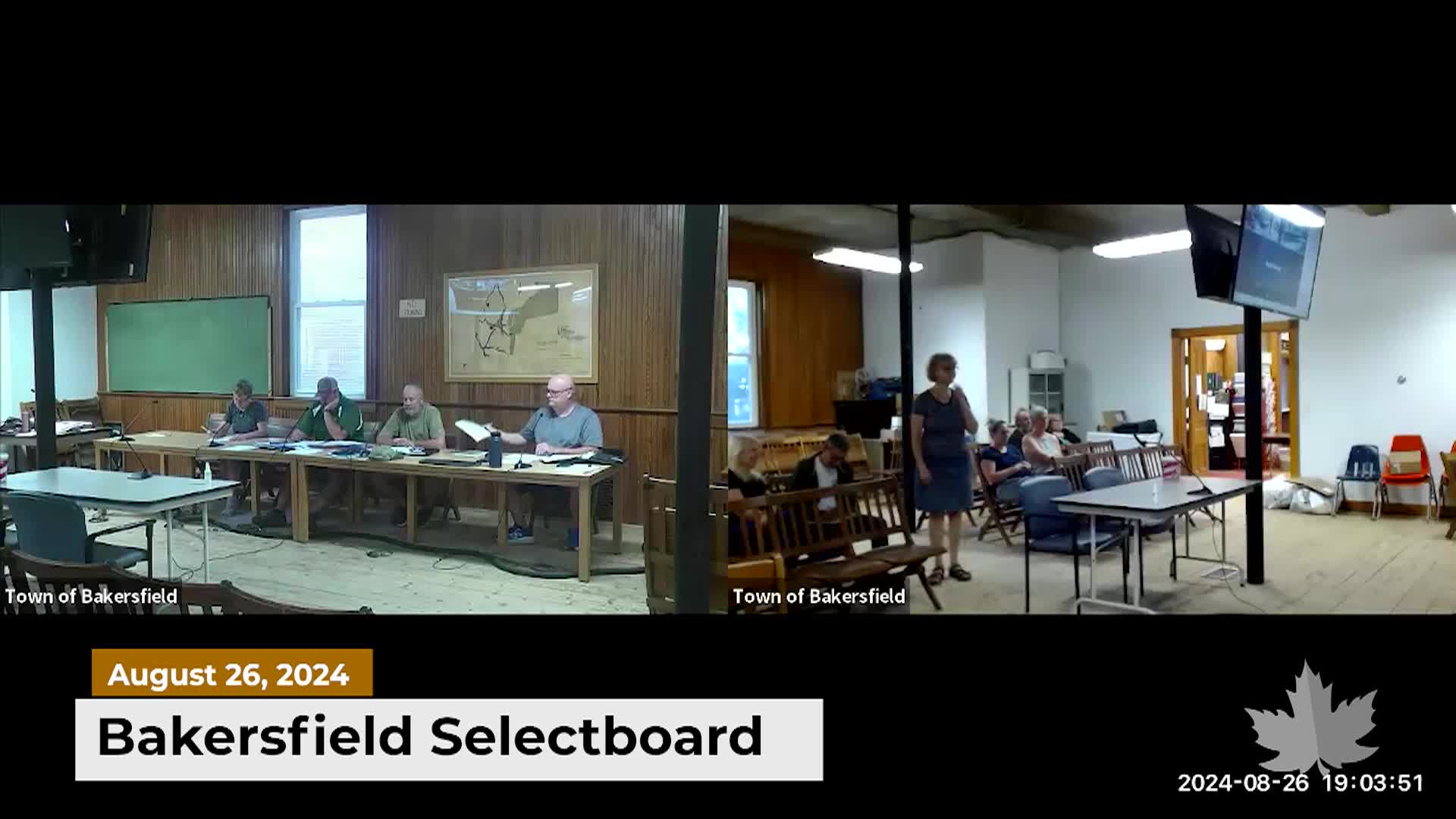 Thumbnail image for Bakersfield Selectboard | 08/26/2024