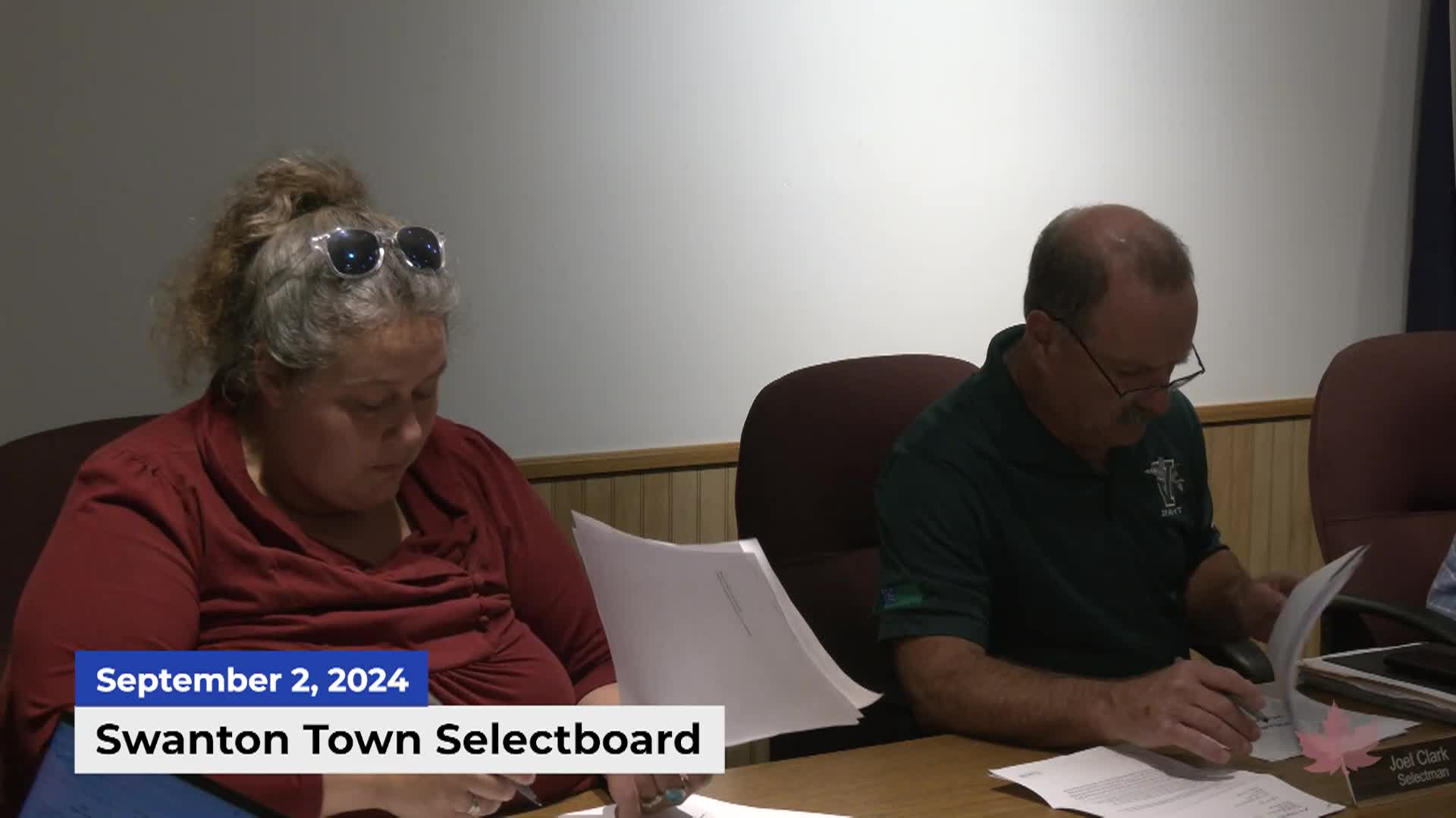 Swanton Selectboard | 09/02/2024