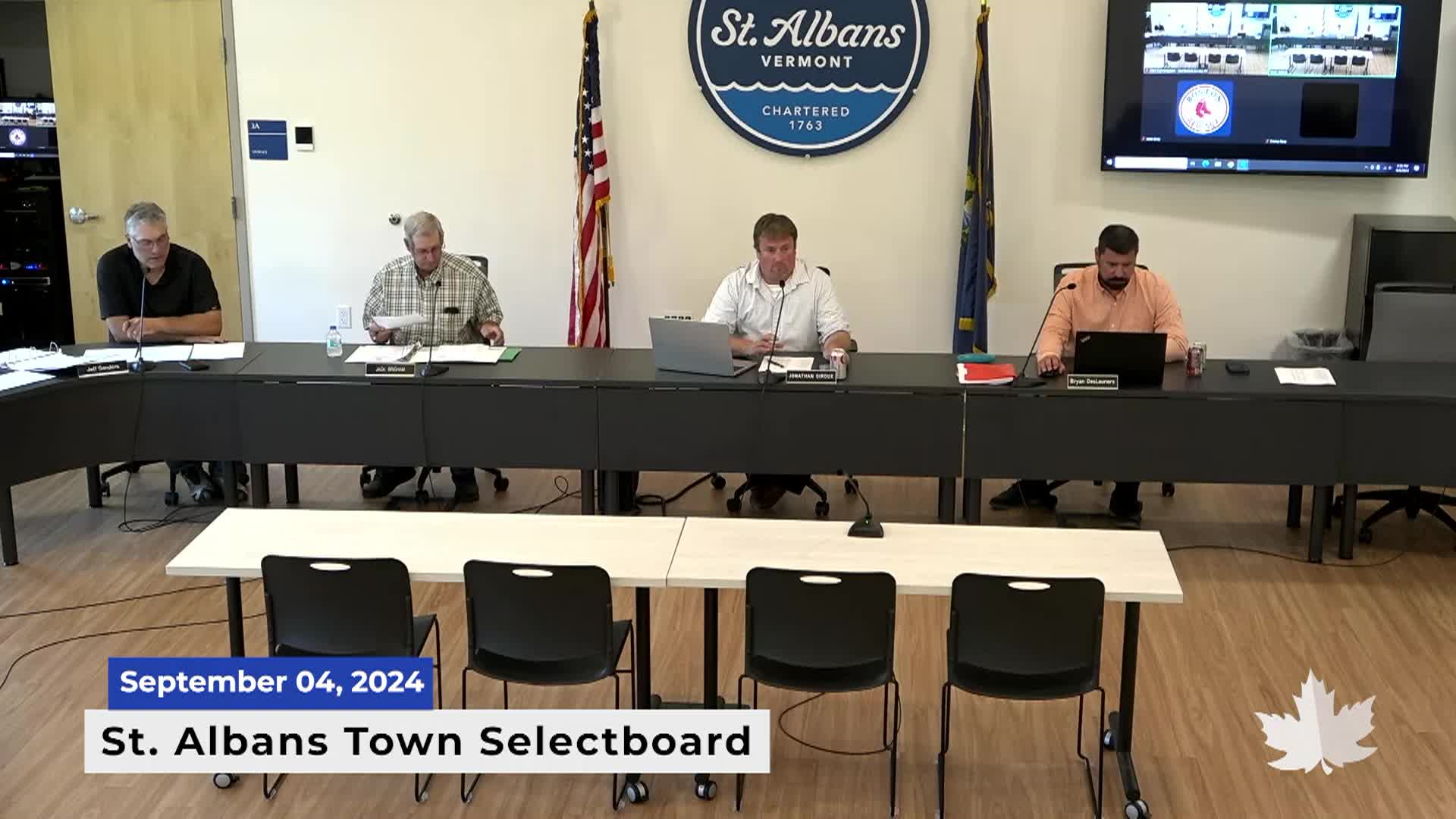 St Albans Town Selectboard | 09/04/2024