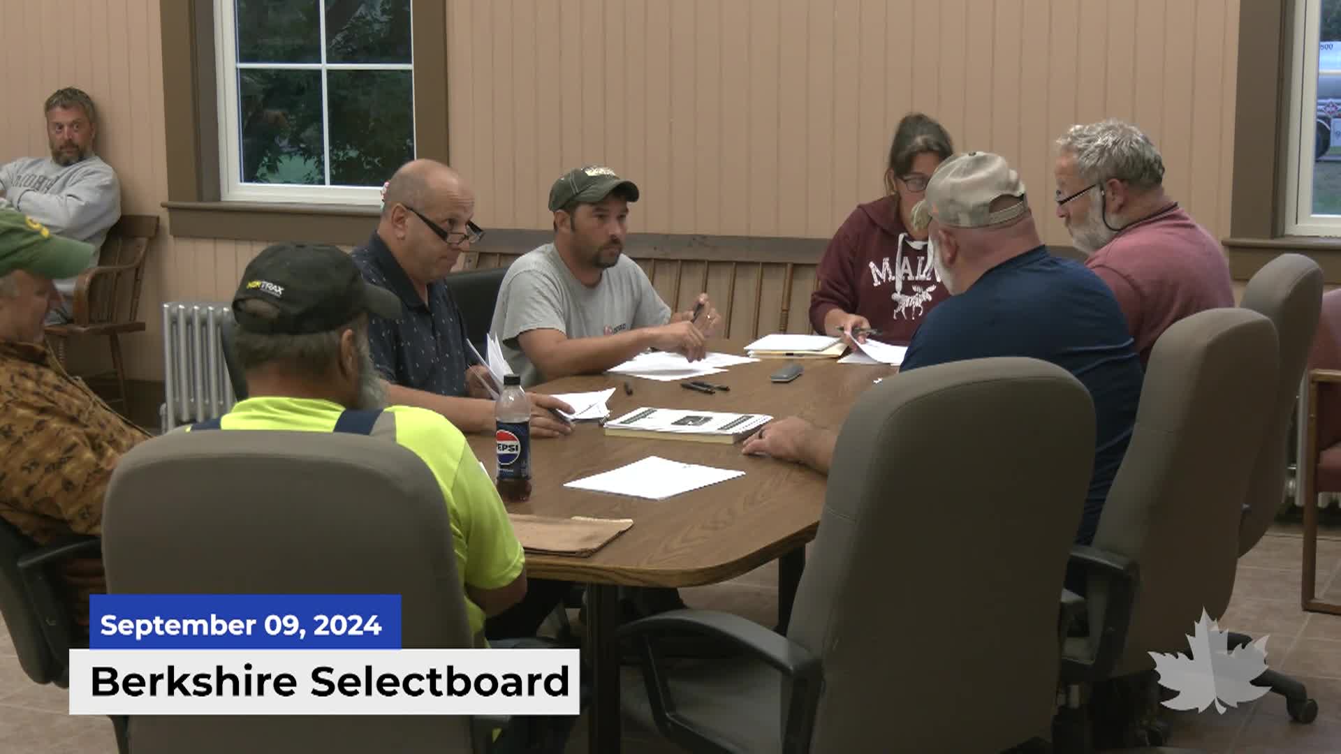 Thumbnail image for Berkshire Selectboard | 09/09/2024