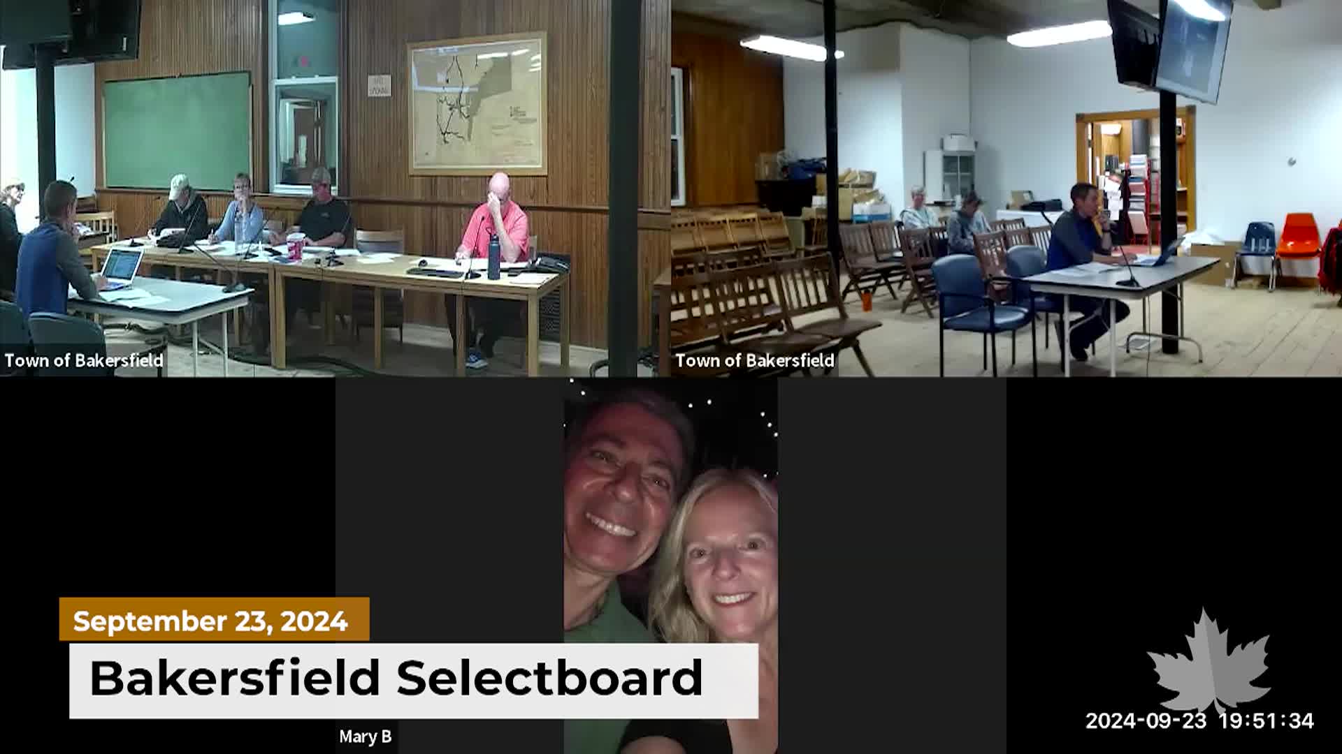 Thumbnail image for Bakersfield Selectboard | 09/23/2024