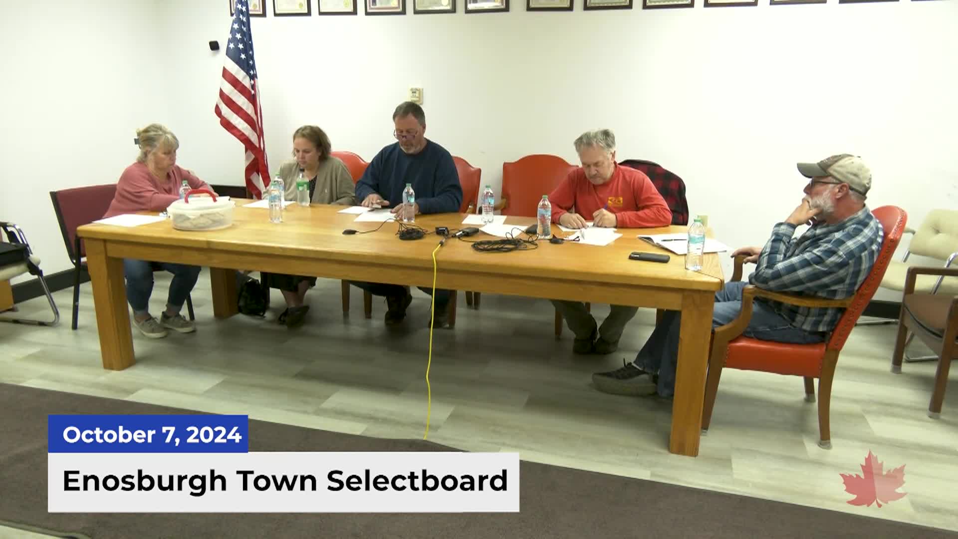 Thumbnail image for Enosburgh Town Selectboard | 10/07/2024