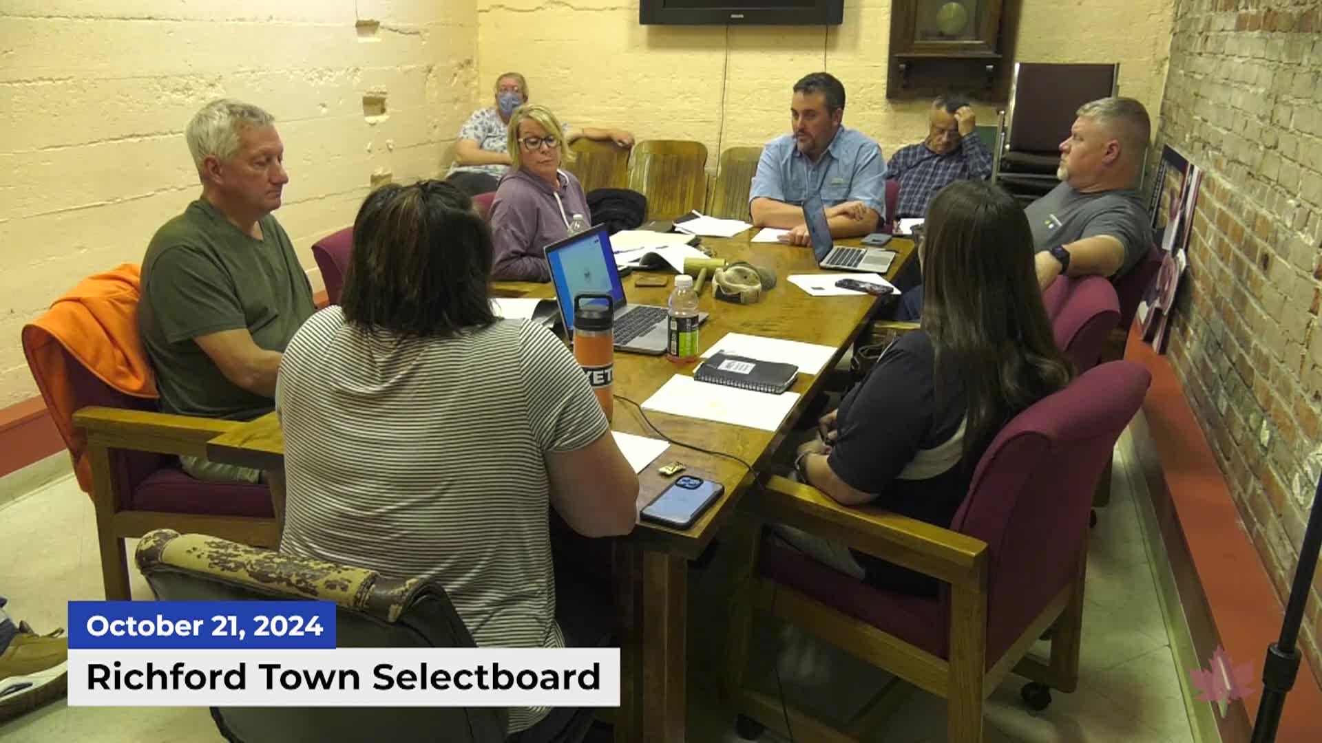 Thumbnail image for Richford Town Selectboard | 10/21/2024