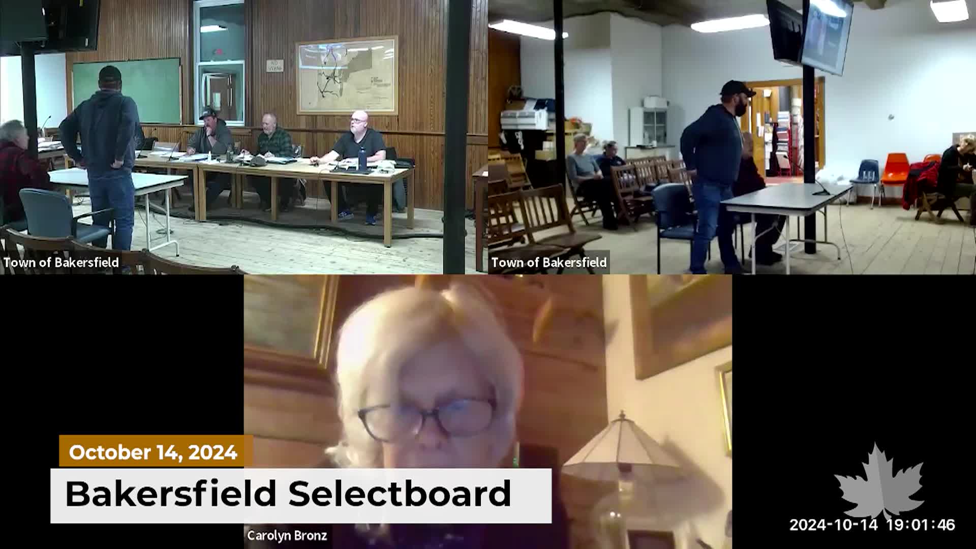 Thumbnail image for Bakersfield Selectboard | 10/14/2024