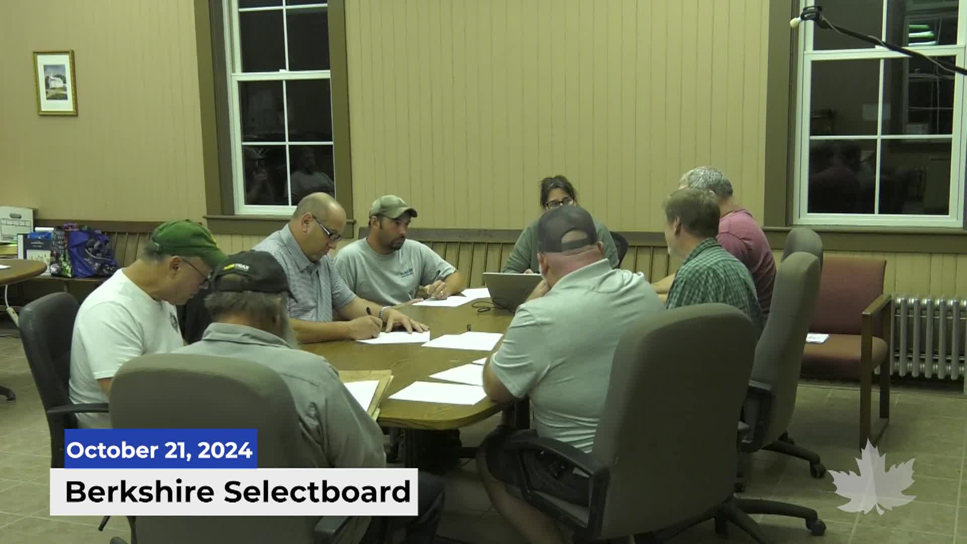 Thumbnail image for Berkshire Selectboard | 10/21/2024