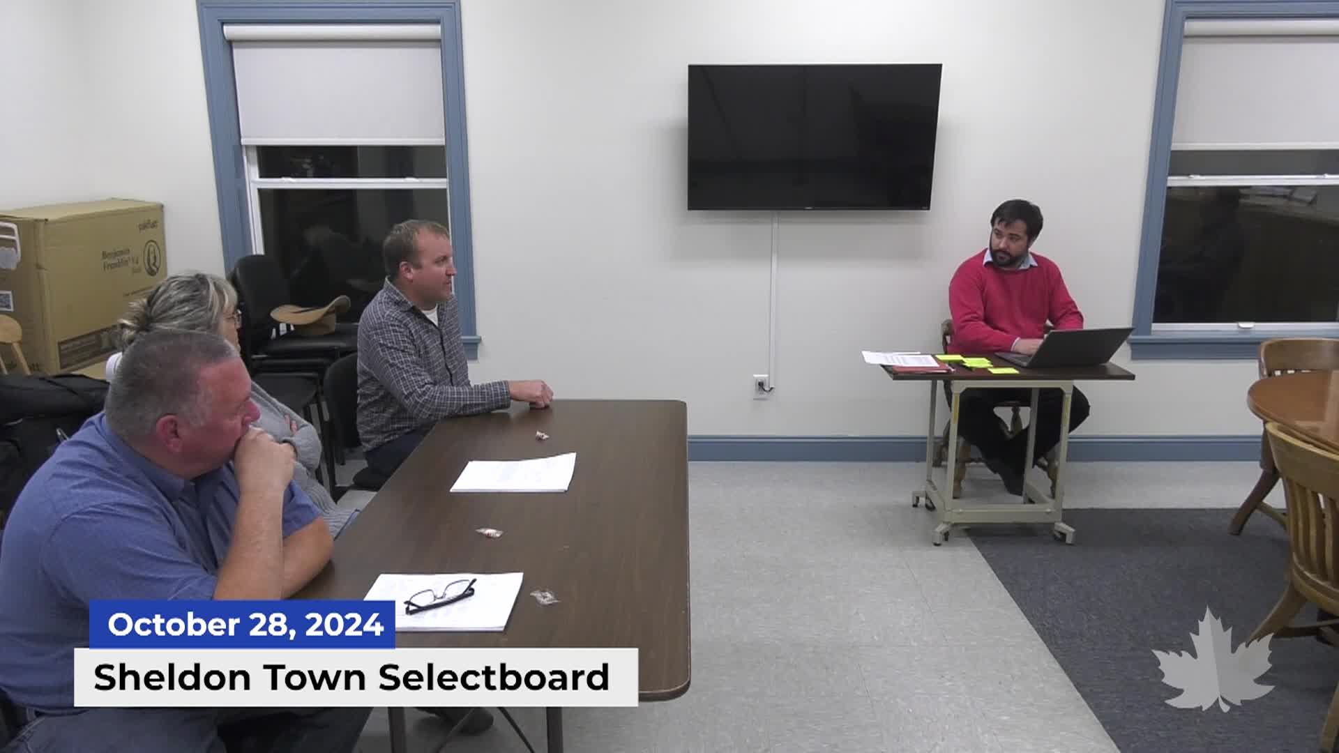 Sheldon Town Selectboard | 10/28/2024