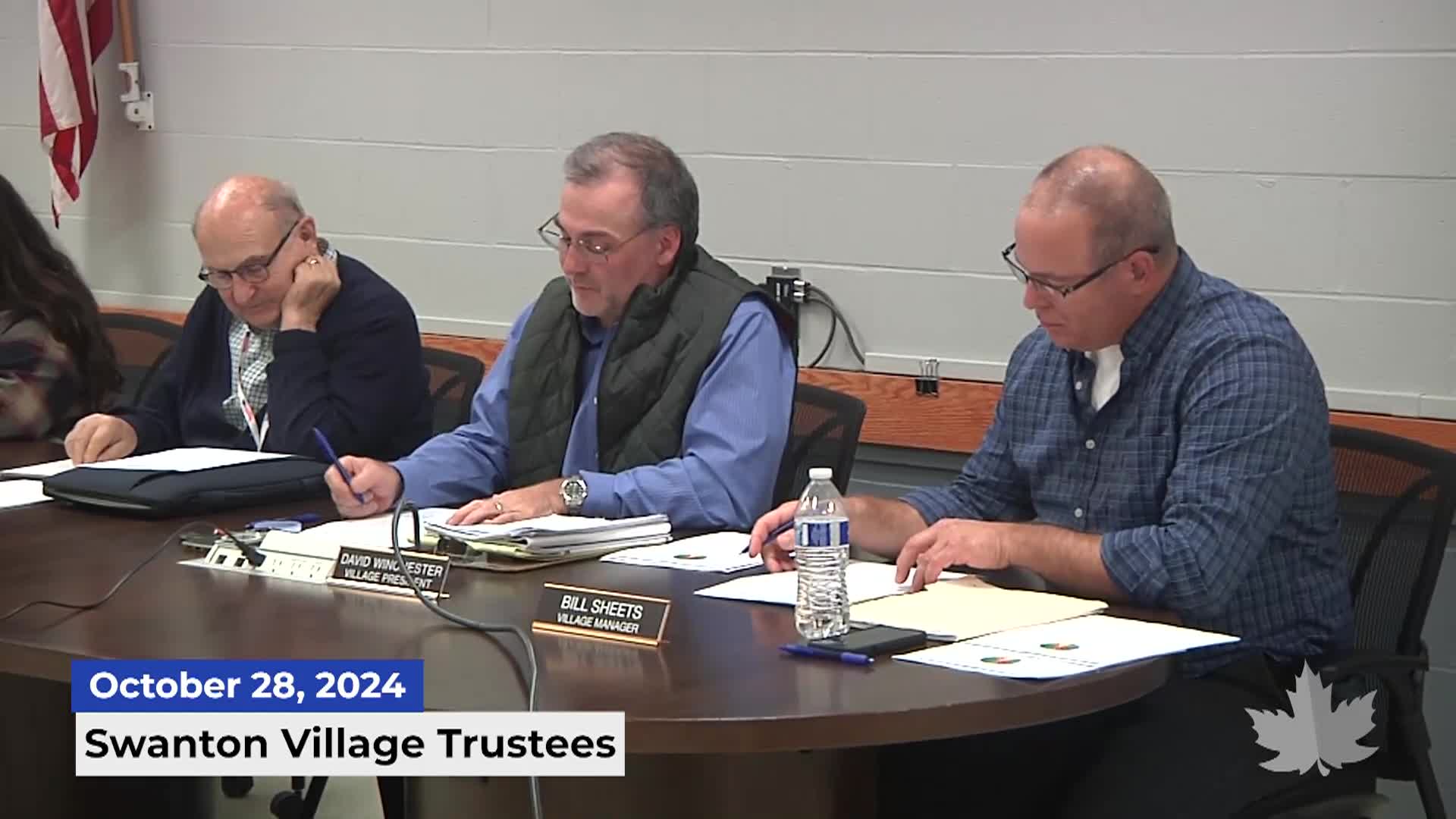 Swanton Village Trustees | 10/28/2024