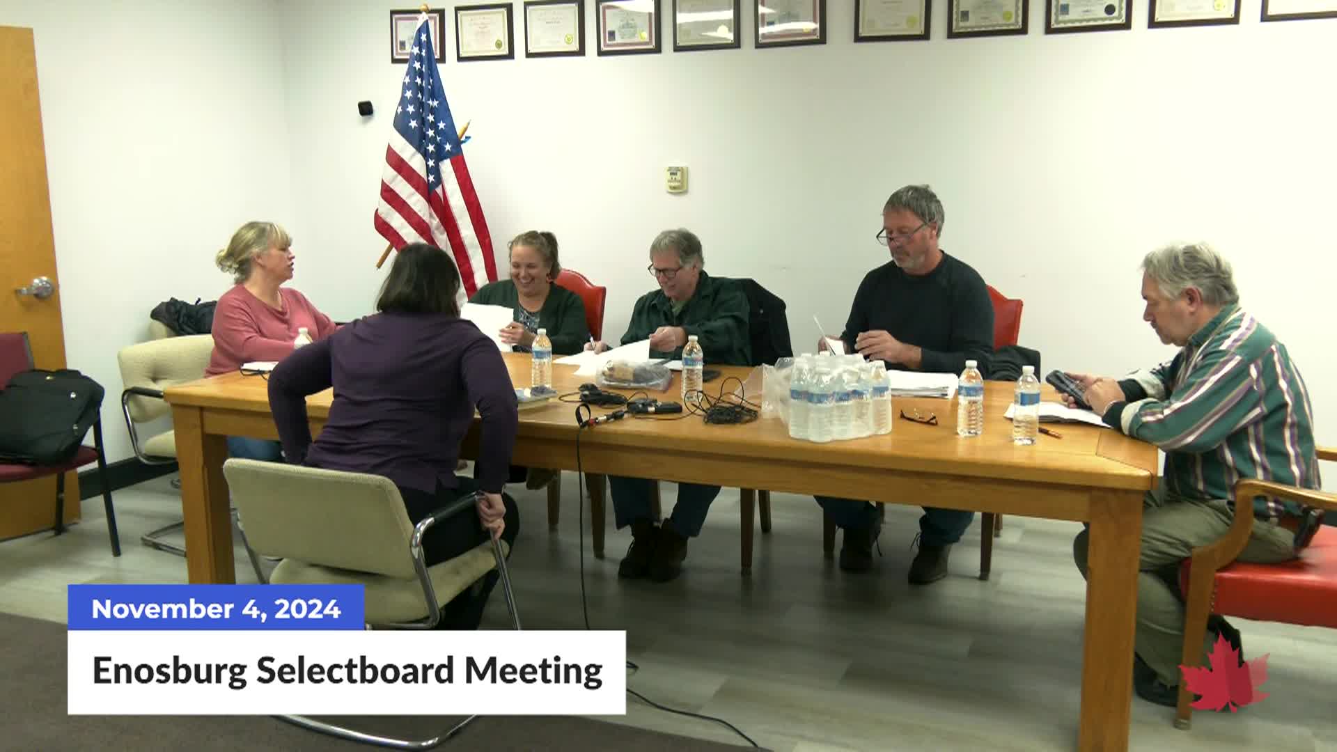 Thumbnail image for Enosburgh Town Selectboard Meeting | 11/04/2024