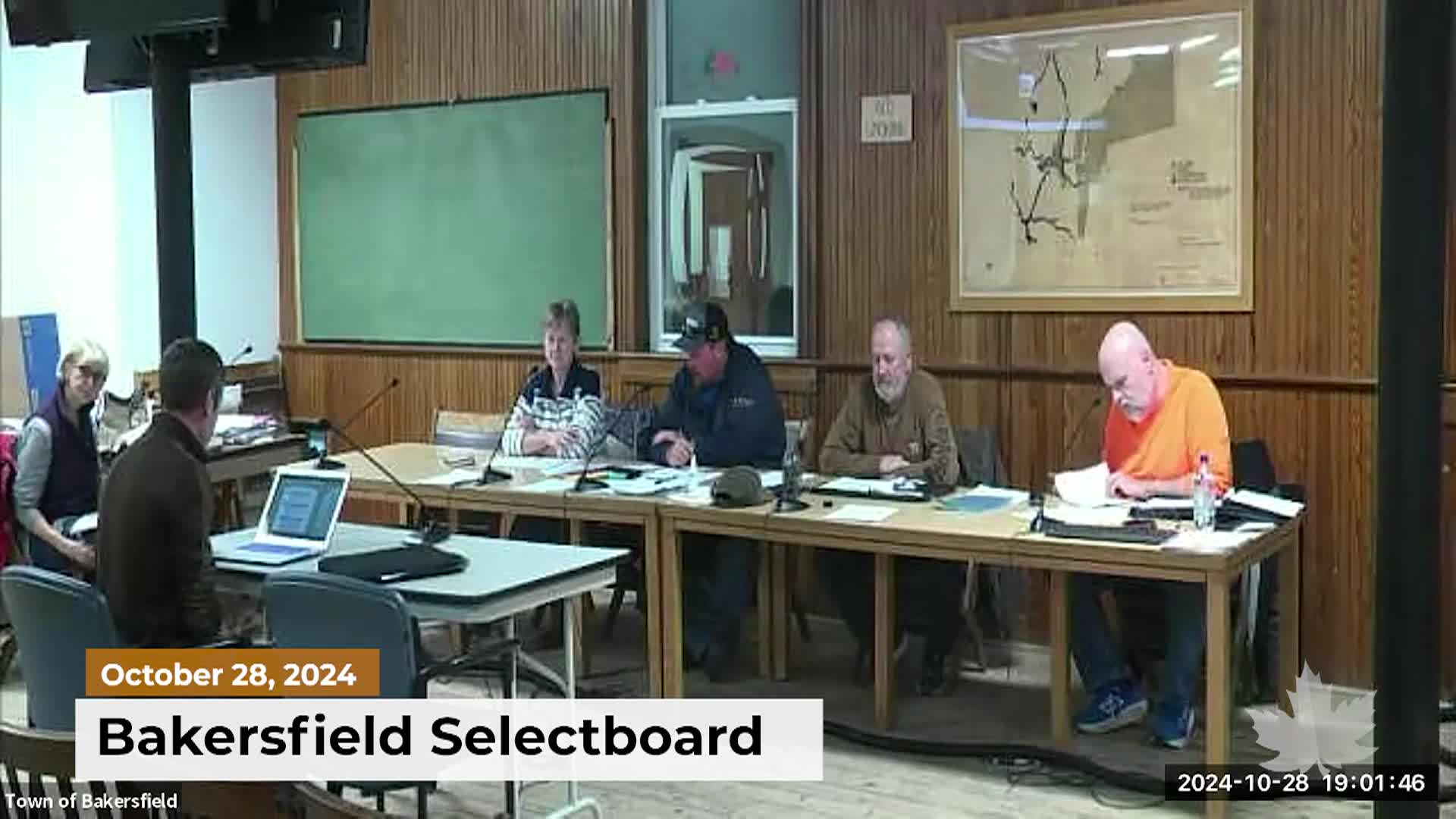 Thumbnail image for Bakersfield Selectboard | 10/28/2024