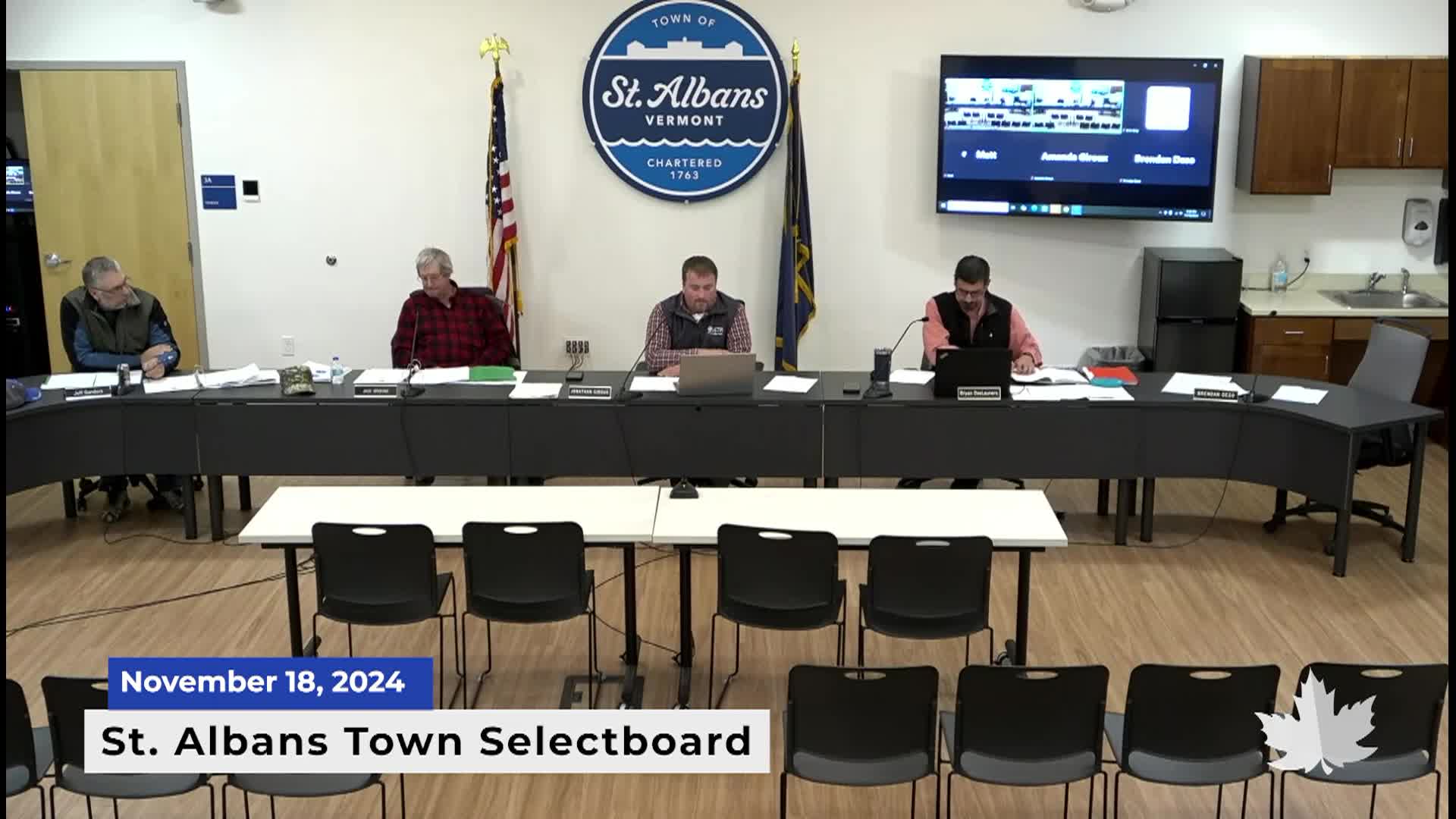 St Albans Town Selectboard | 11/18/2024