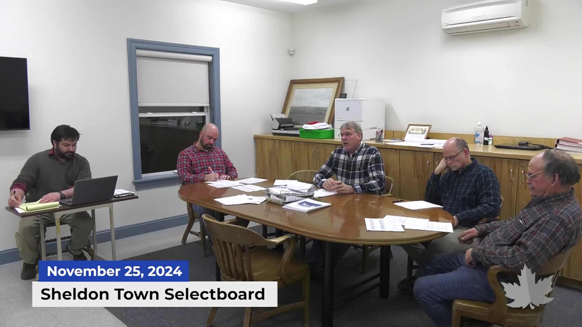 Sheldon Town Selectboard | 11/25/2024