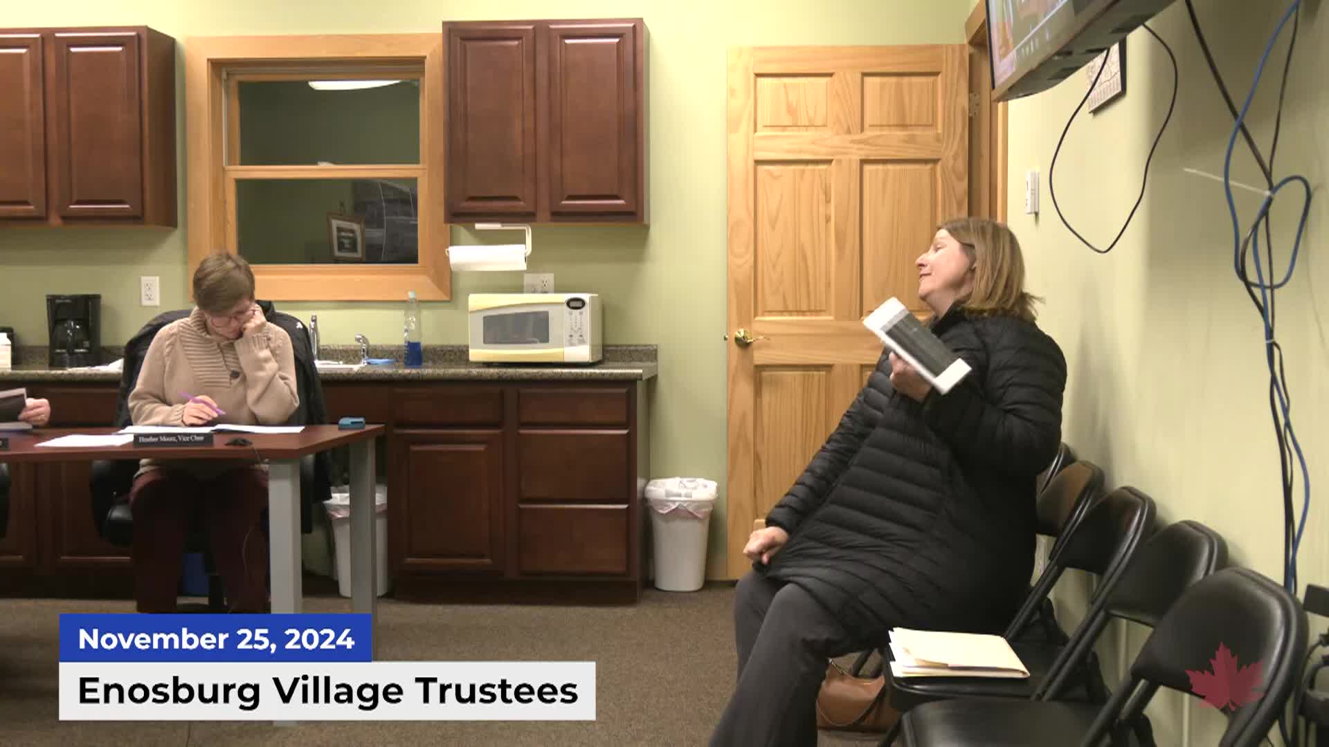Enosburg Village Trustees | 11/25/2024