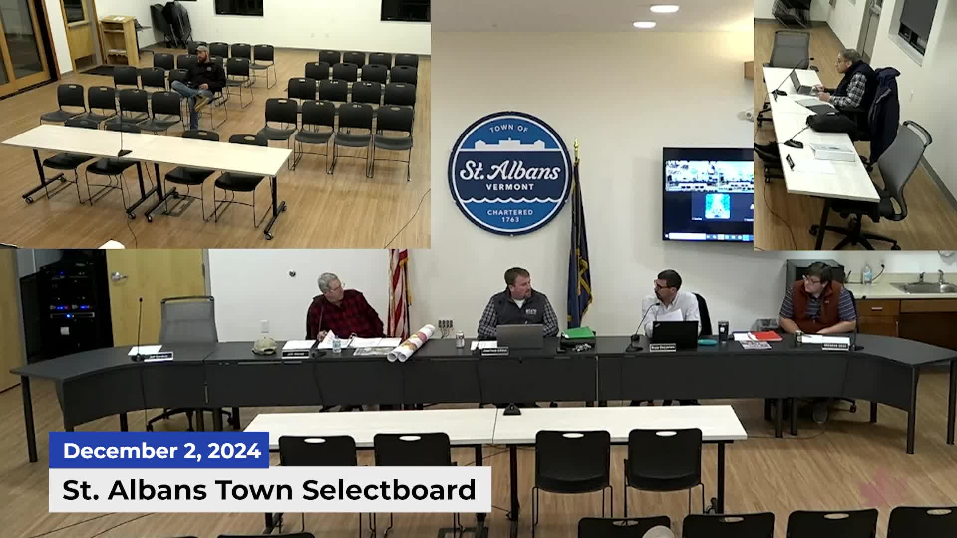 St. Albans Town Selectboard 12/2