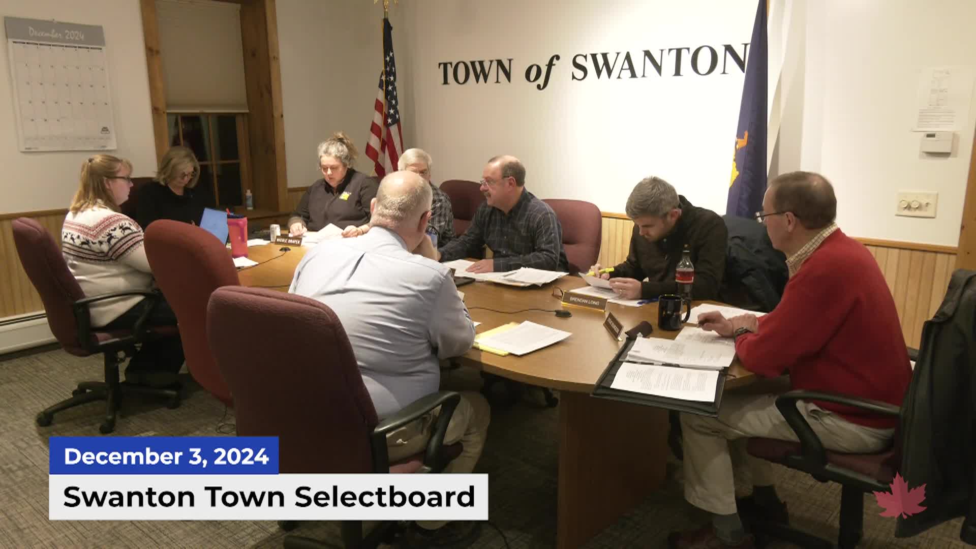 Swanton Selectboard | 12/03/2024