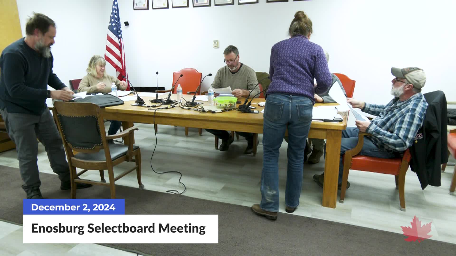 Thumbnail image for Enosburgh Town Selectboard | 12/02/2024