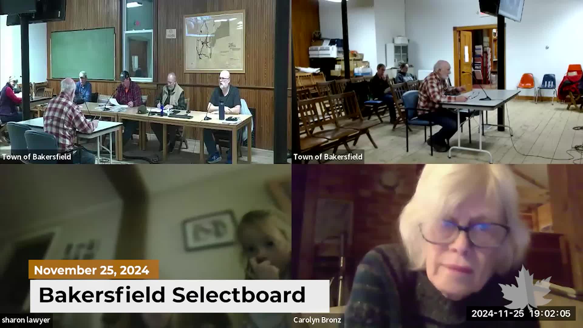 Thumbnail image for Bakersfield Selectboard | 11/25/2024
