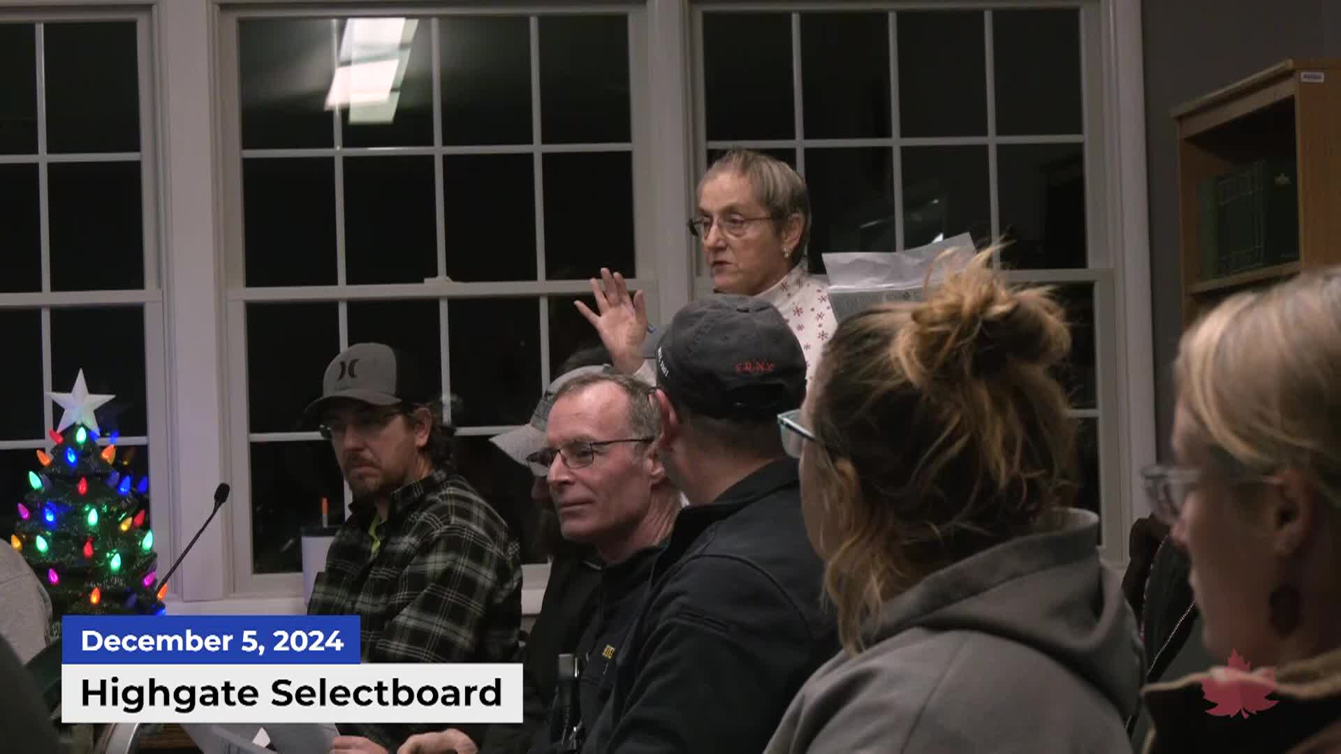 Highgate Selectboard | 12/05/2024